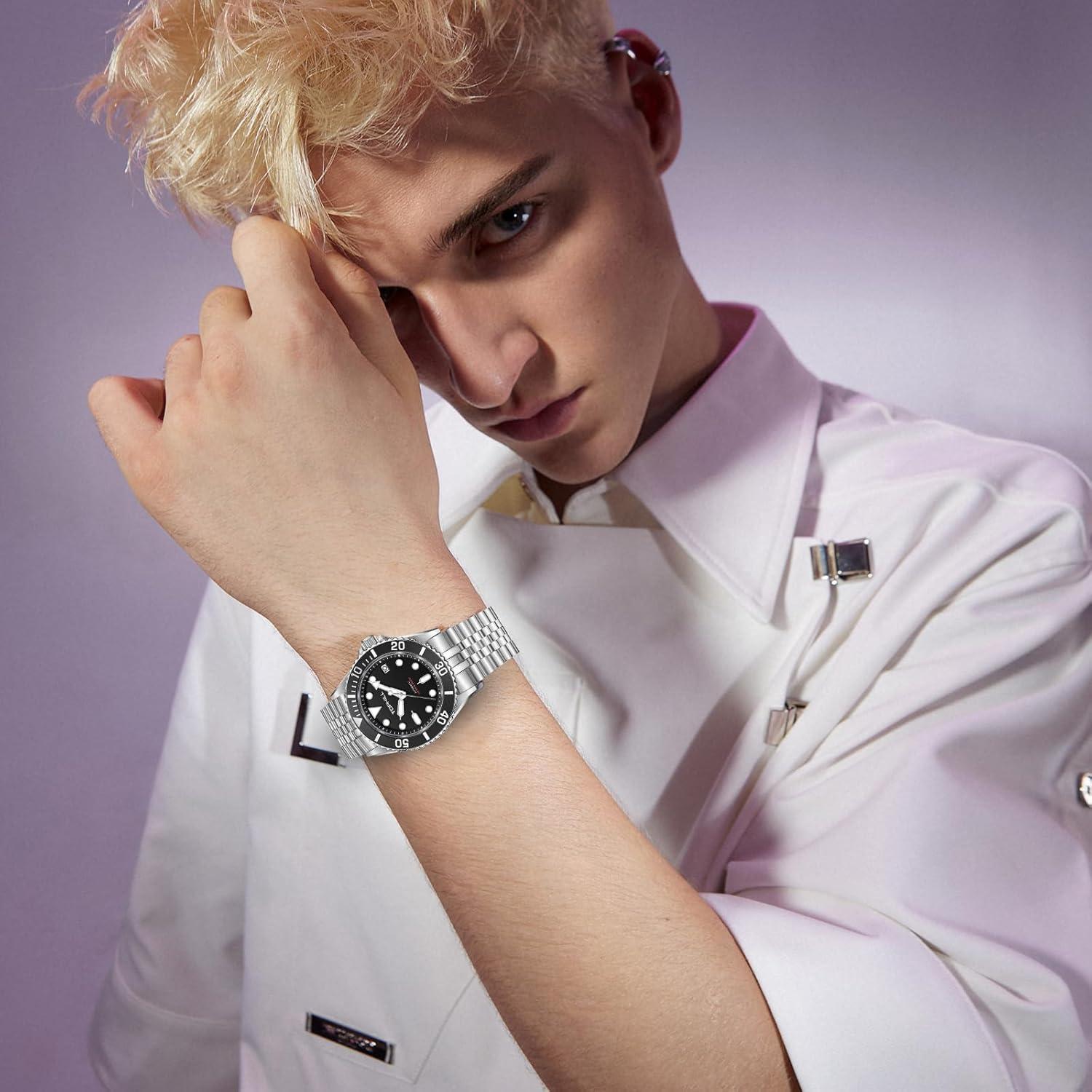 Reloj de Buceo Automático TOPHILL TD007 300m Negro