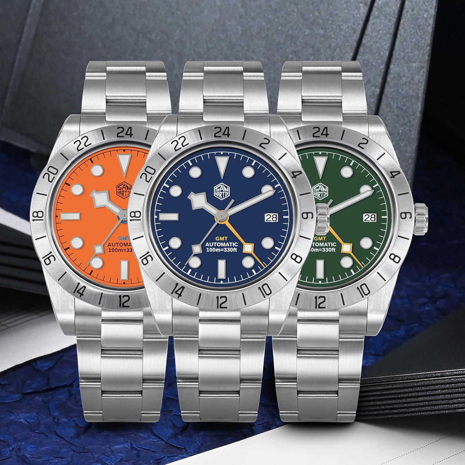 Reloj de Buceo Automático San Martin SN054GE 39mm 100m