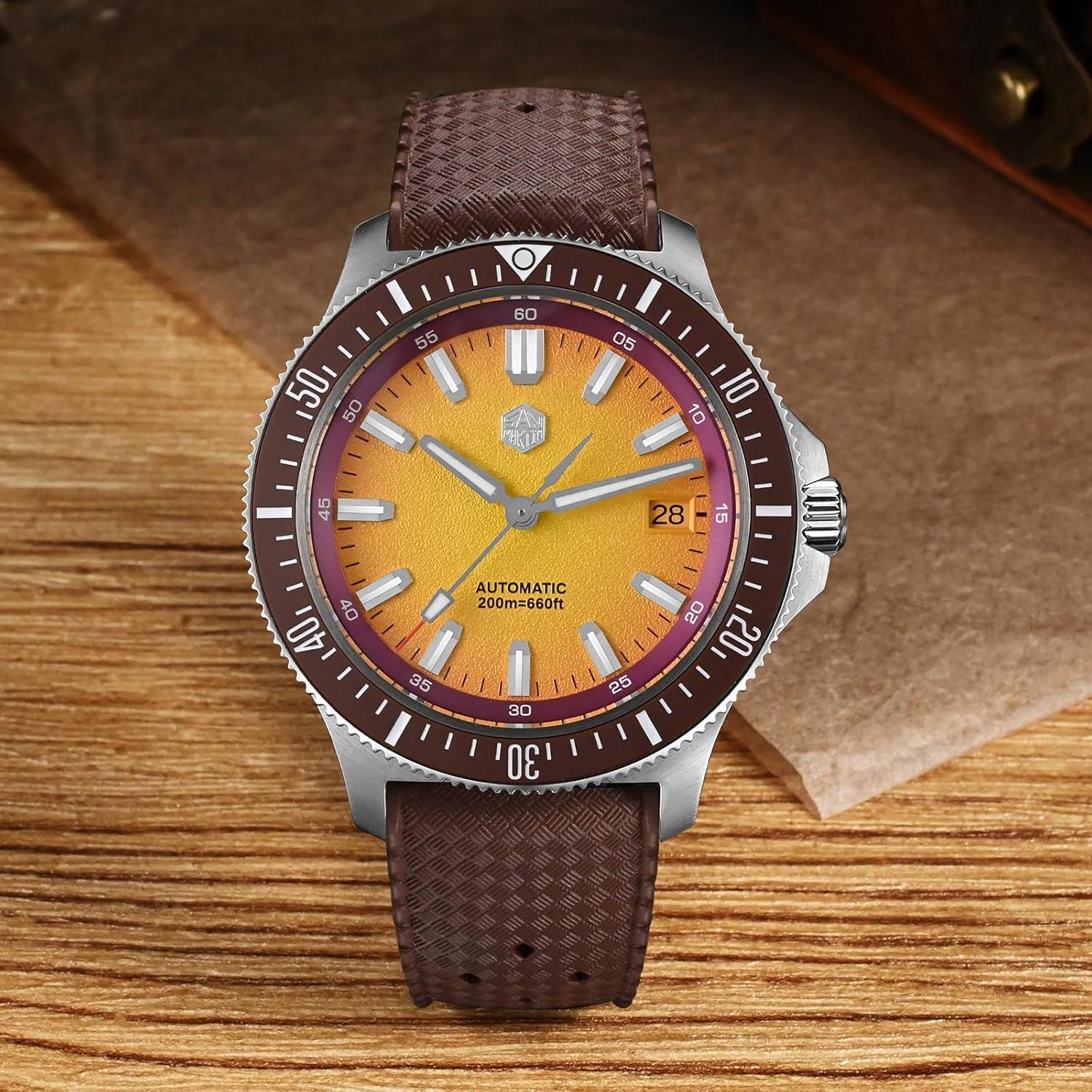 Reloj Automático San Martin SN0118 Hombre 40mm Zafiro 200m