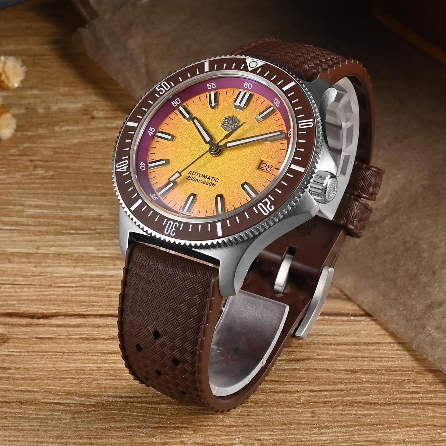 Reloj Automático San Martin SN0118 Hombre 40mm Zafiro 200m