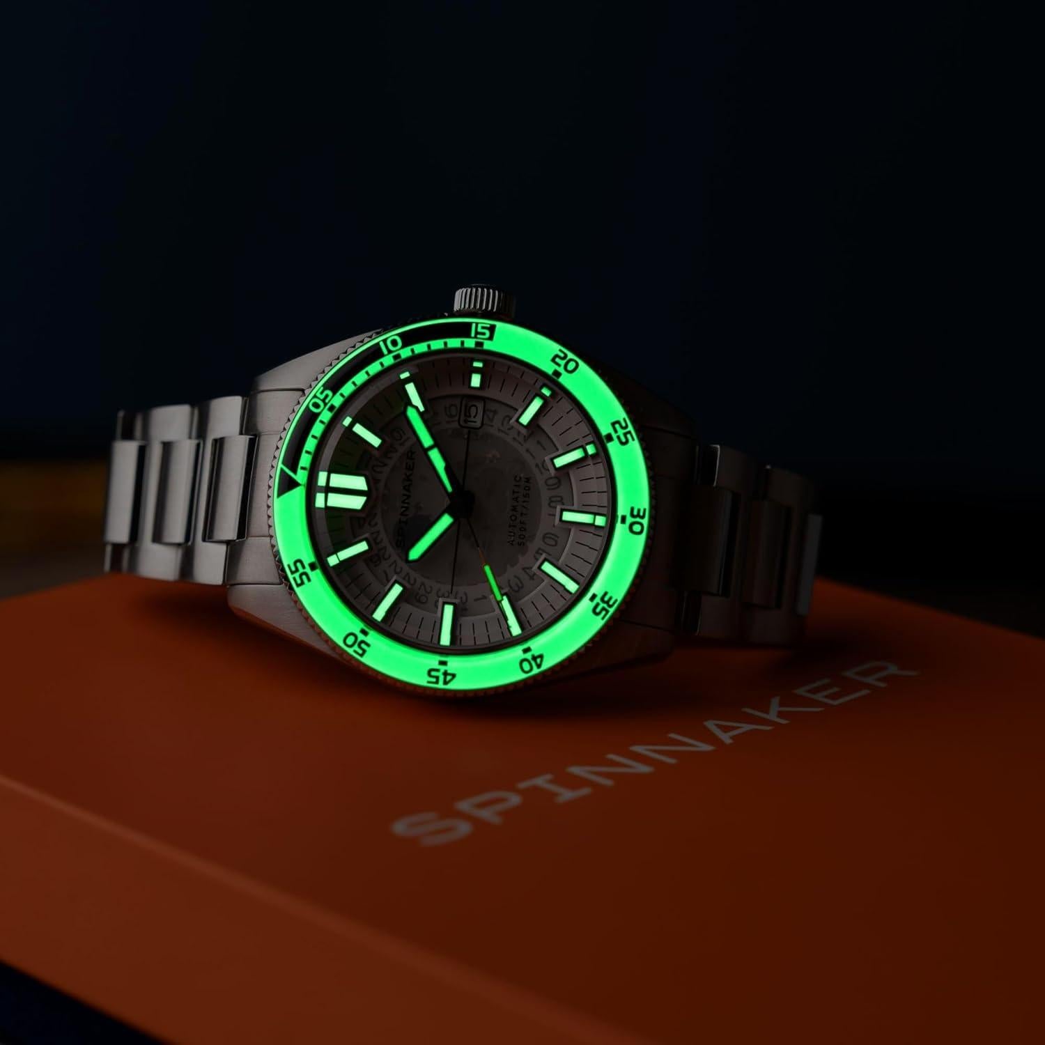 Reloj Automático Spinnaker Fleuss 43mm Hombre Acero Inoxidable