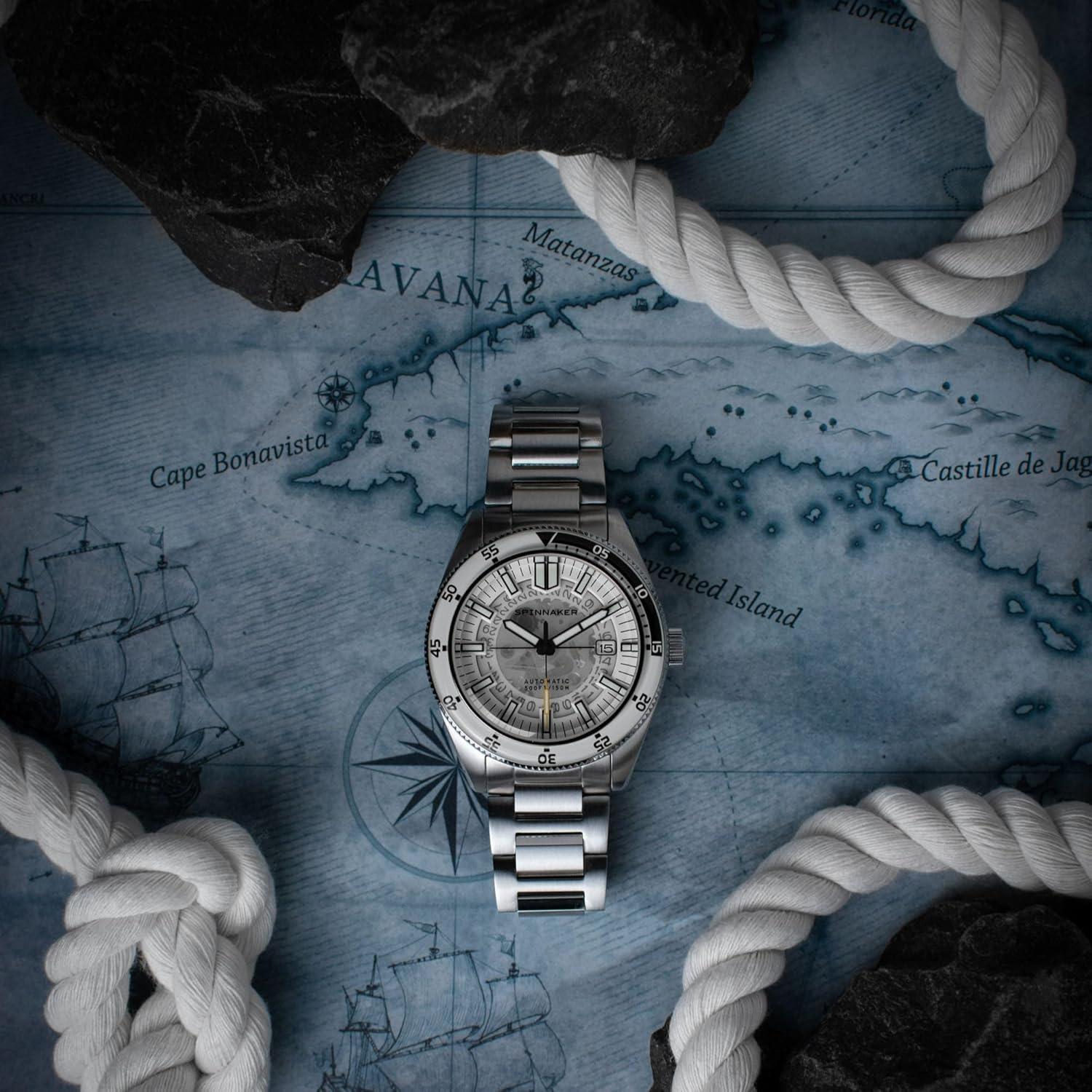 Reloj Automático Spinnaker Fleuss 43mm Hombre Acero Inoxidable