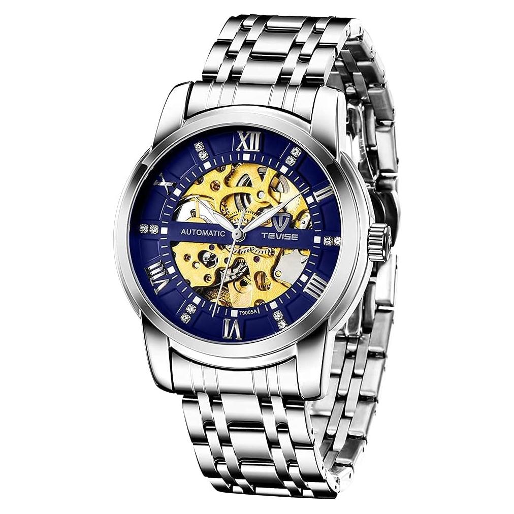 Reloj Mecánico Automático Dentily T9005A Acero Inoxidable Hombre