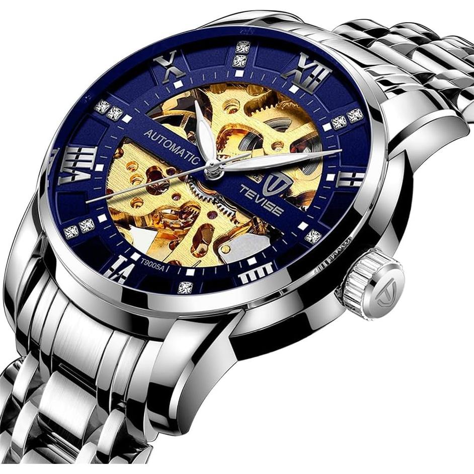 Reloj Mecánico Automático Dentily T9005A Acero Inoxidable Hombre