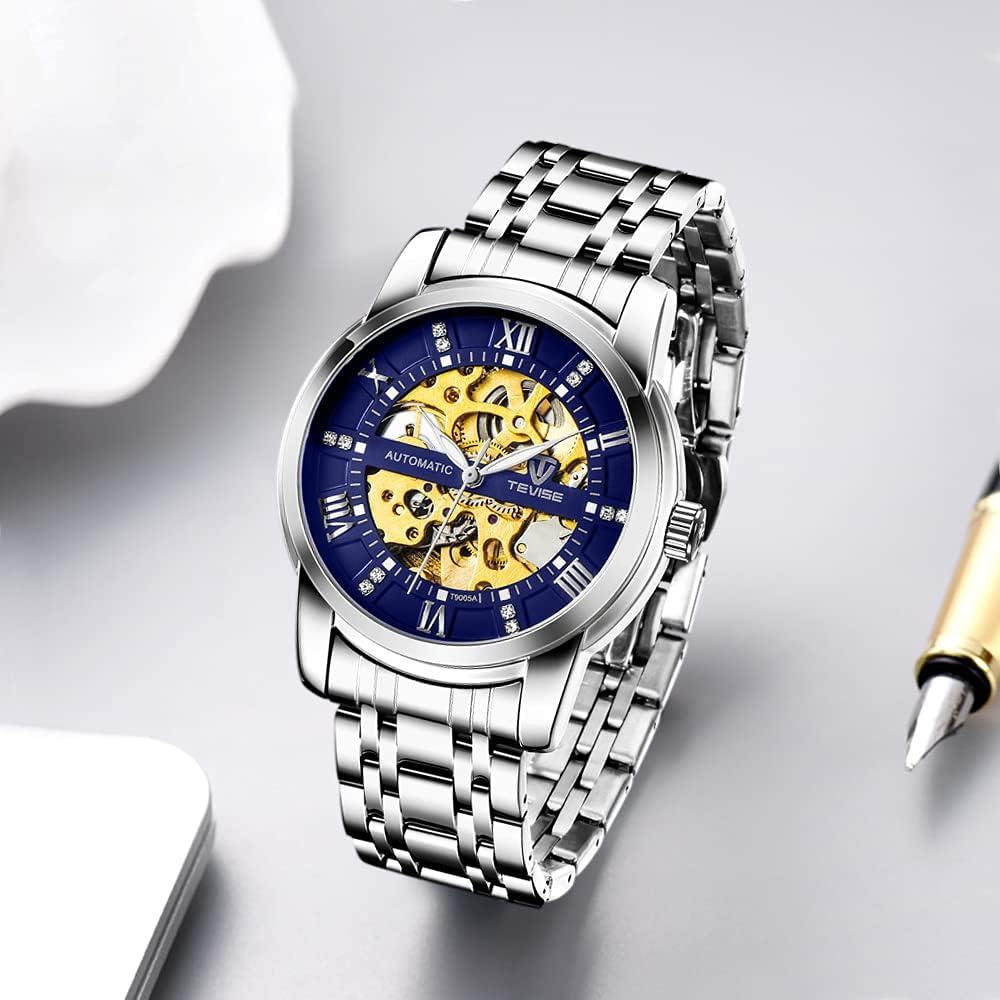 Reloj Mecánico Automático Dentily T9005A Acero Inoxidable Hombre