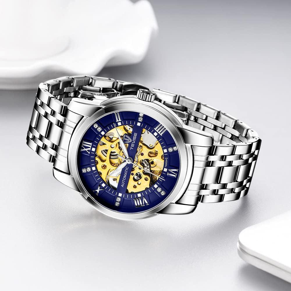 Reloj Mecánico Automático Dentily T9005A Acero Inoxidable Hombre