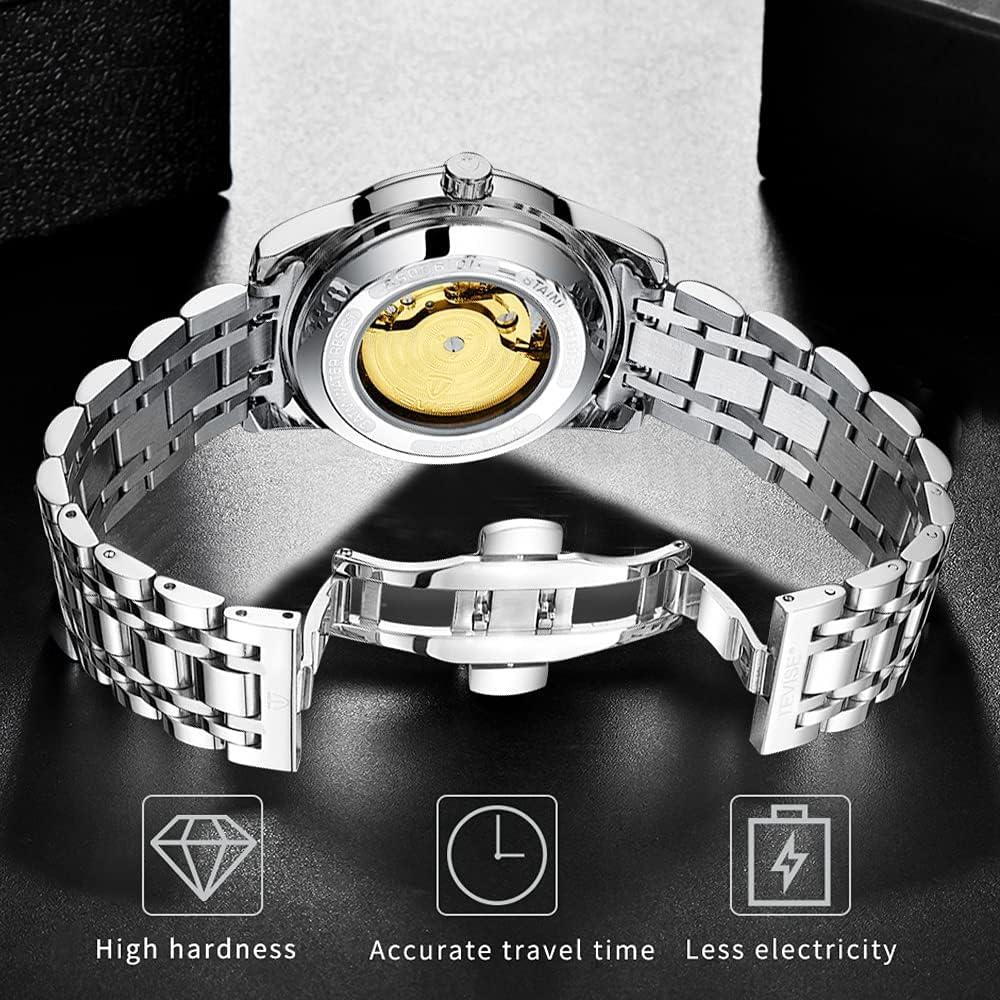 Reloj Mecánico Automático Dentily T9005A Acero Inoxidable Hombre