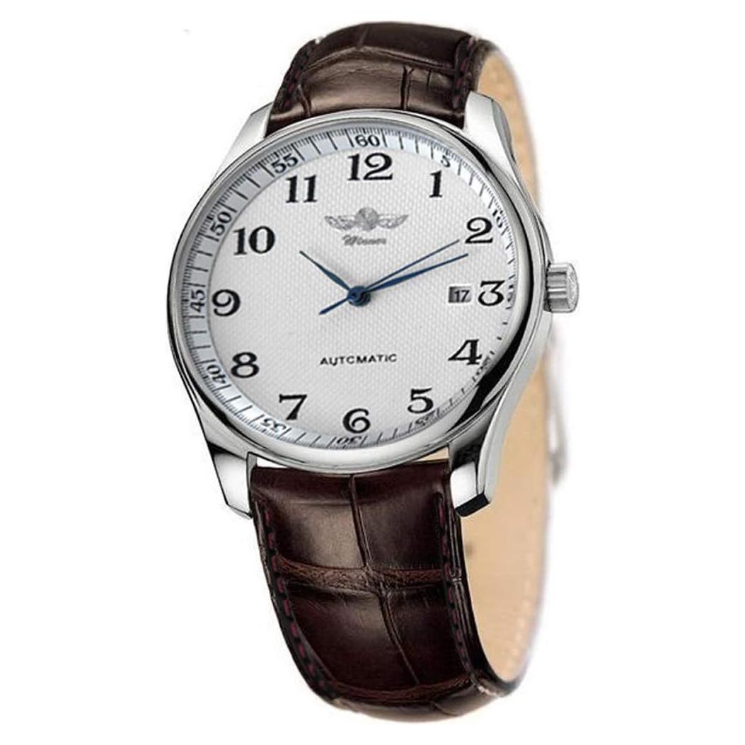 Reloj Mecánico Automático RÍGIDO para Hombre Correa de Cuero