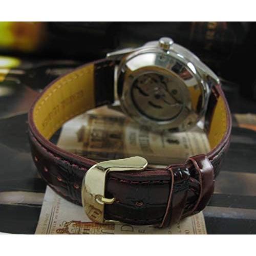 Reloj Mecánico Automático RÍGIDO para Hombre Correa de Cuero