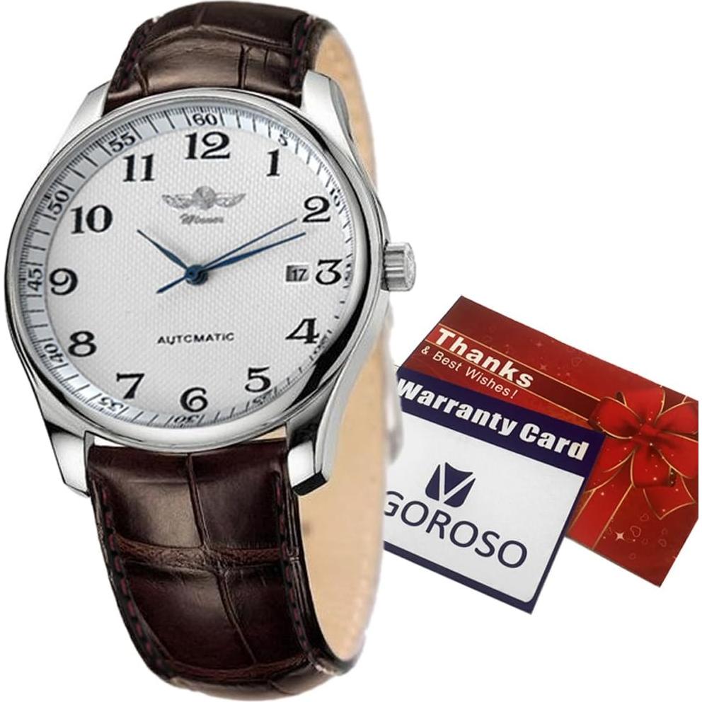 Reloj Mecánico Automático RÍGIDO para Hombre Correa de Cuero