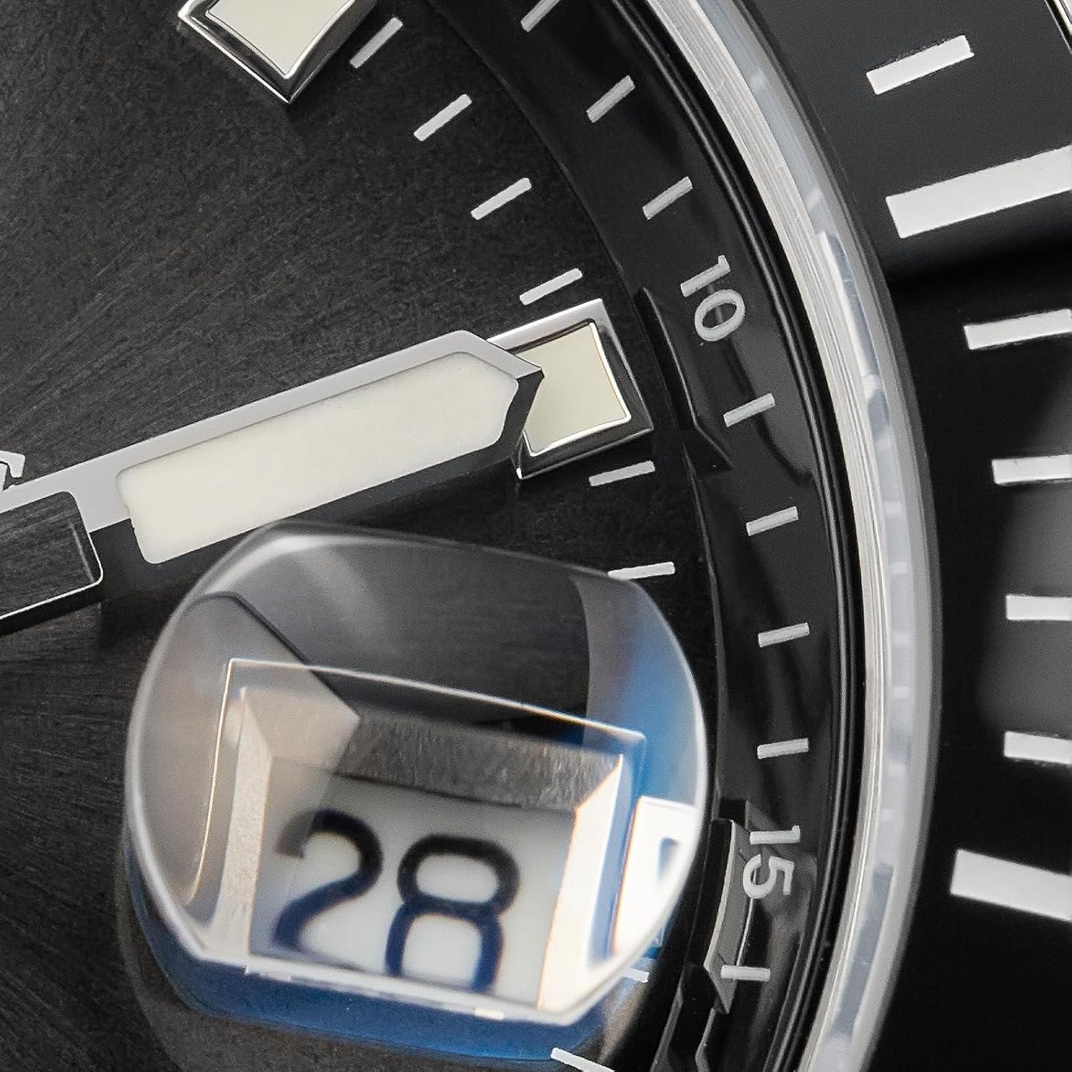 Reloj de buceo ADDIESDIVE para hombres 200M cuarzo negro