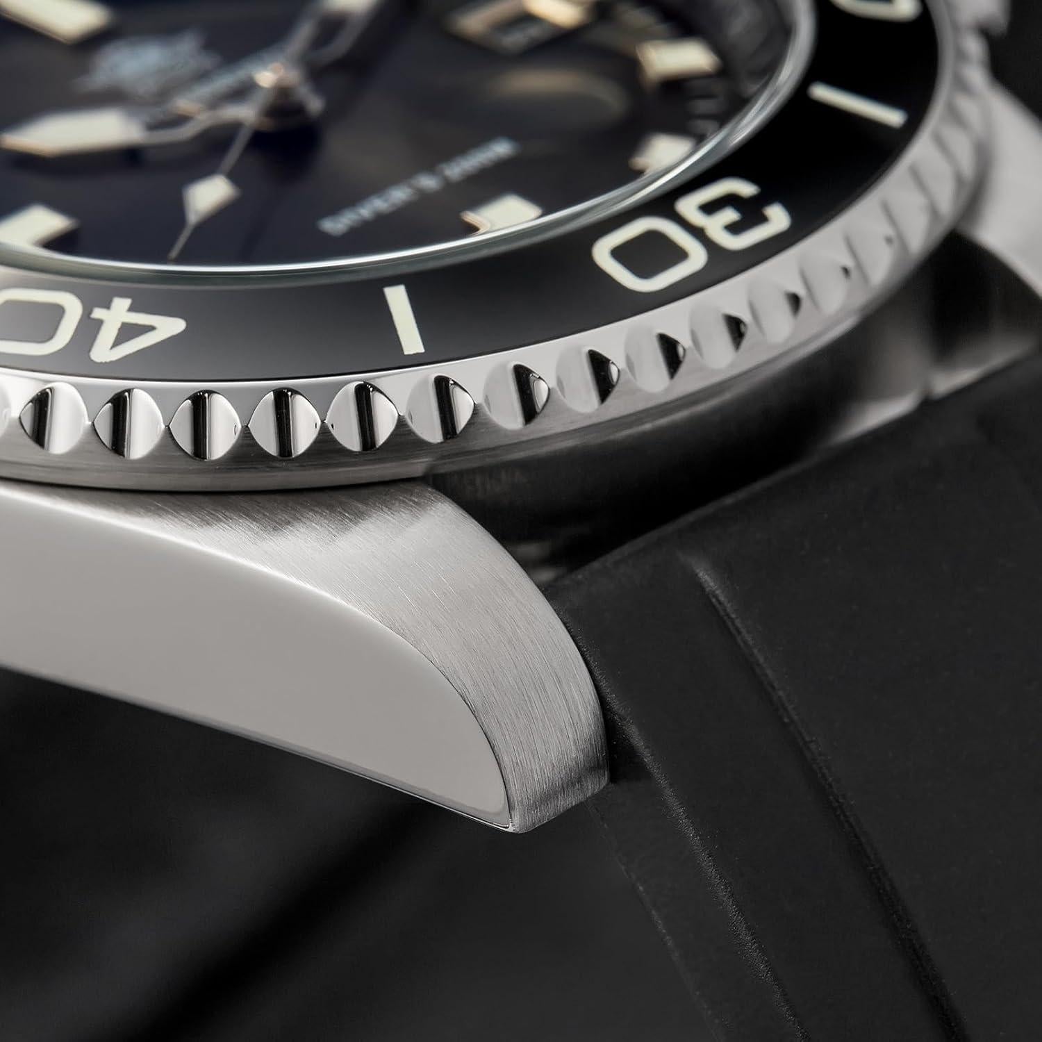 Reloj de buceo ADDIESDIVE para hombres 200M cuarzo negro