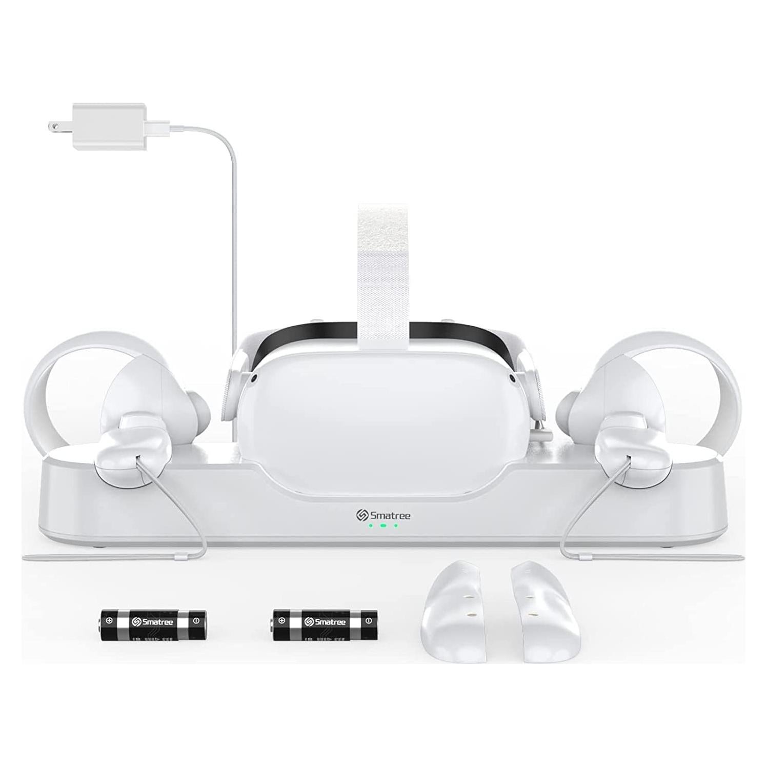 Base de Carga Smatree para Quest 2 con 2 Baterías Recargables