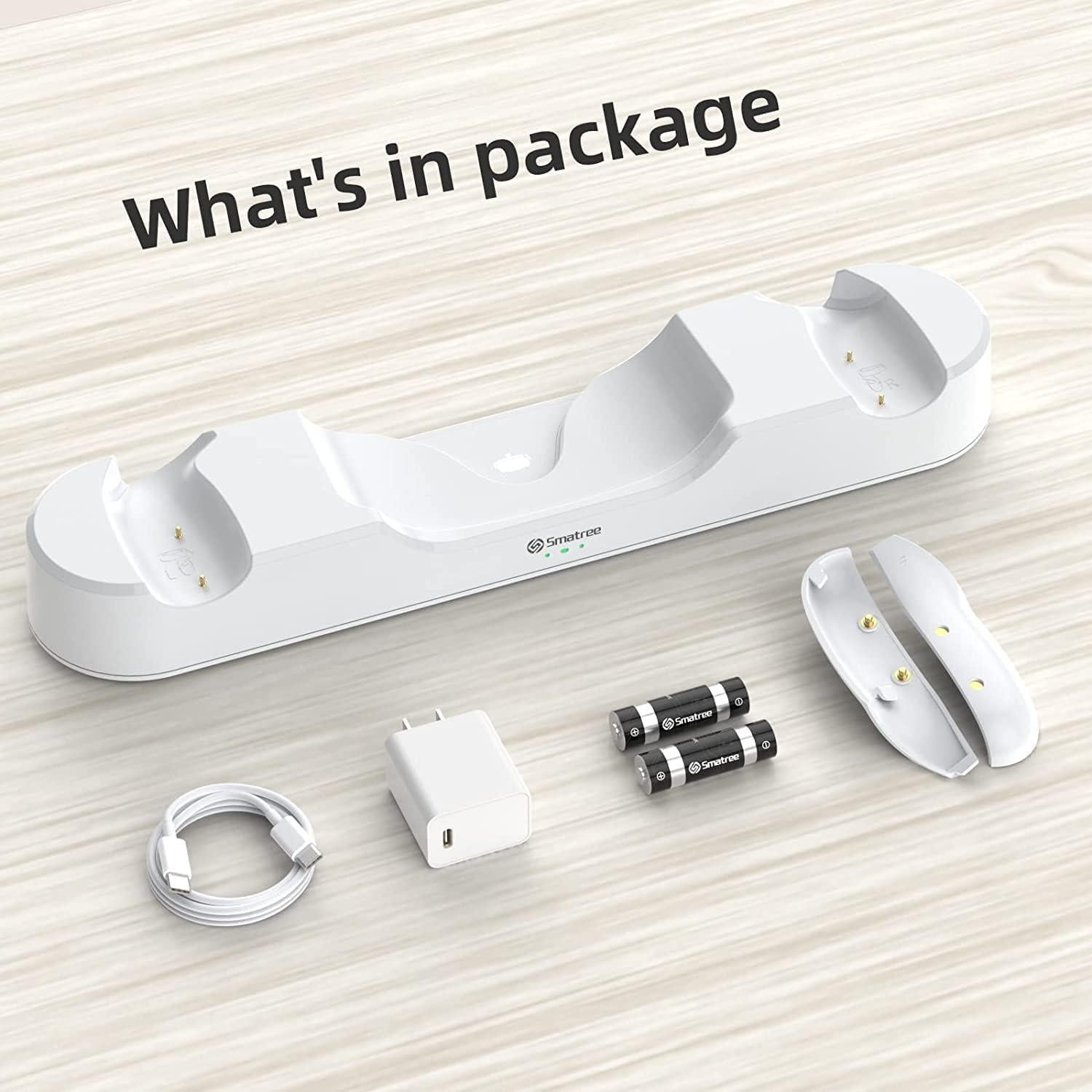 Base de Carga Smatree para Quest 2 con 2 Baterías Recargables