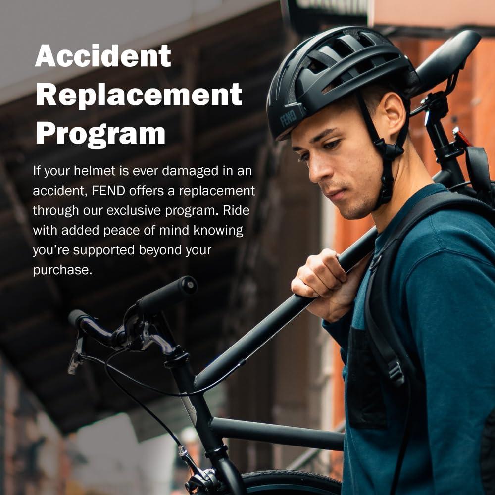 Casco Plegable FEND One Negro Mate - Seguridad CPSC/EN1078