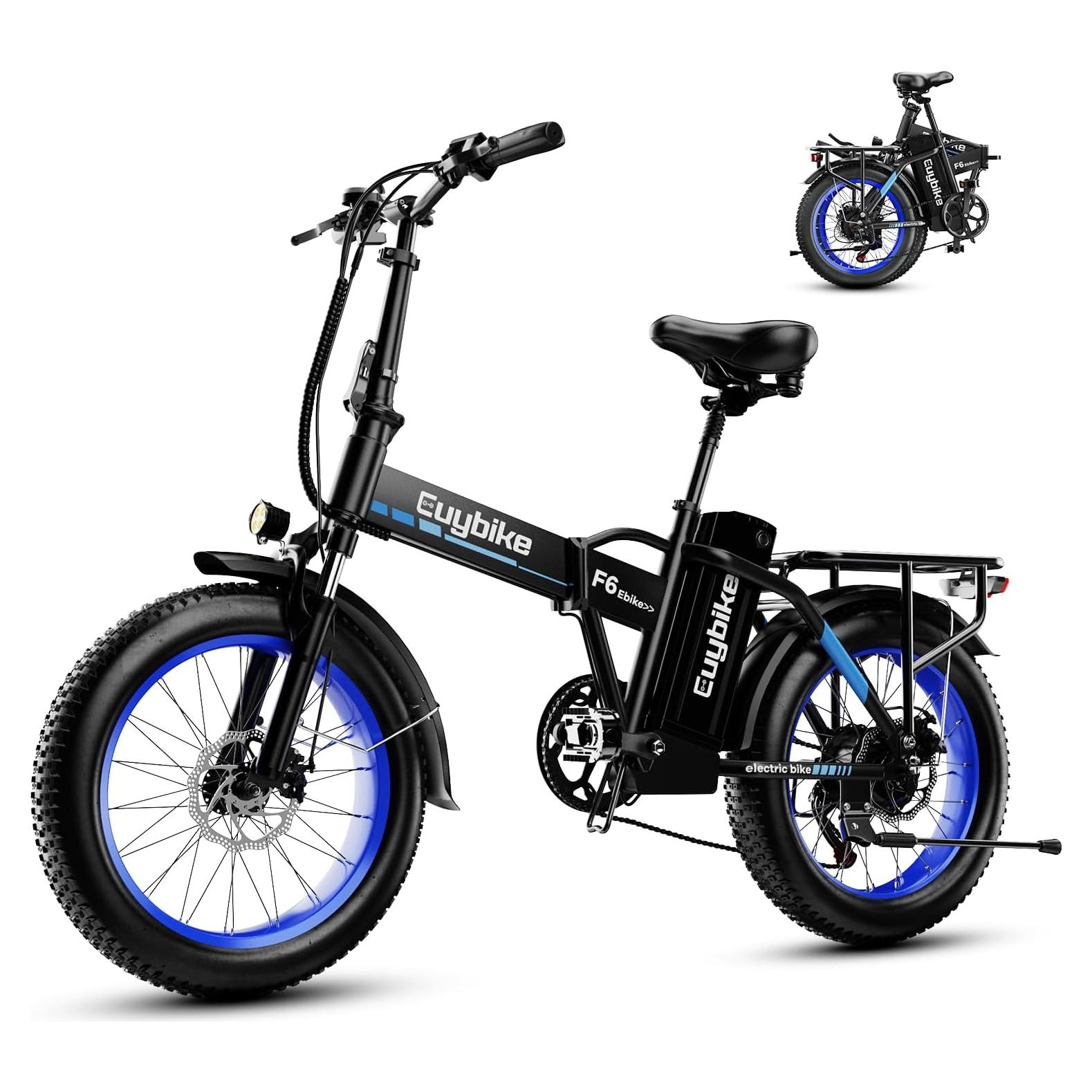 Bicicleta Eléctrica Plegable EUYBIKE 1000W 48V 20Ah 80km