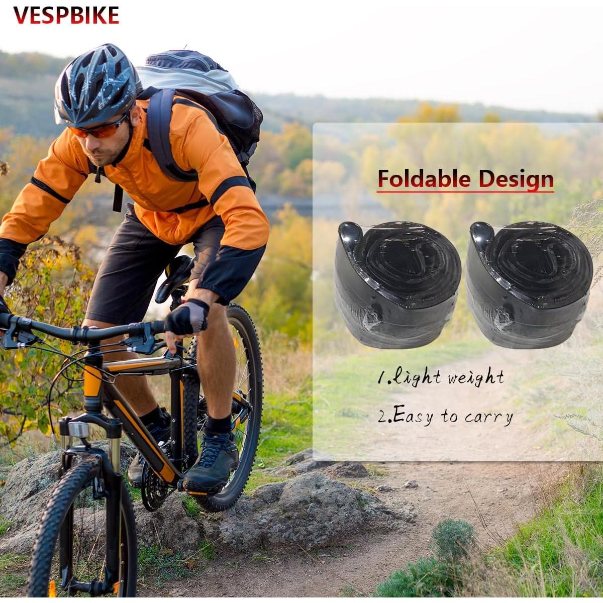 Neumáticos de Bicicleta de Montaña VESBIKE 26" Plegables Paquete de 2