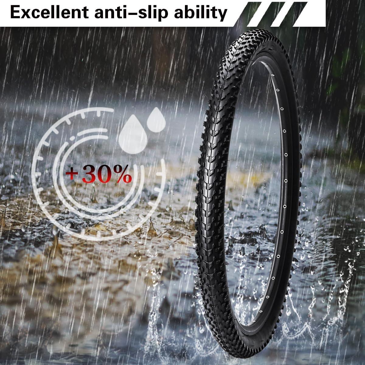 Neumáticos de Bicicleta de Montaña VESBIKE 26" Plegables Paquete de 2