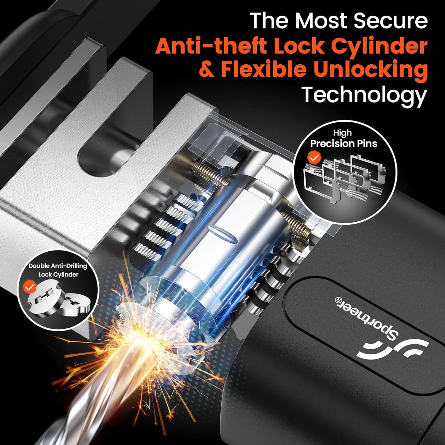 Candado Plegable Sportneer ALF-01 Alta Seguridad 95cm