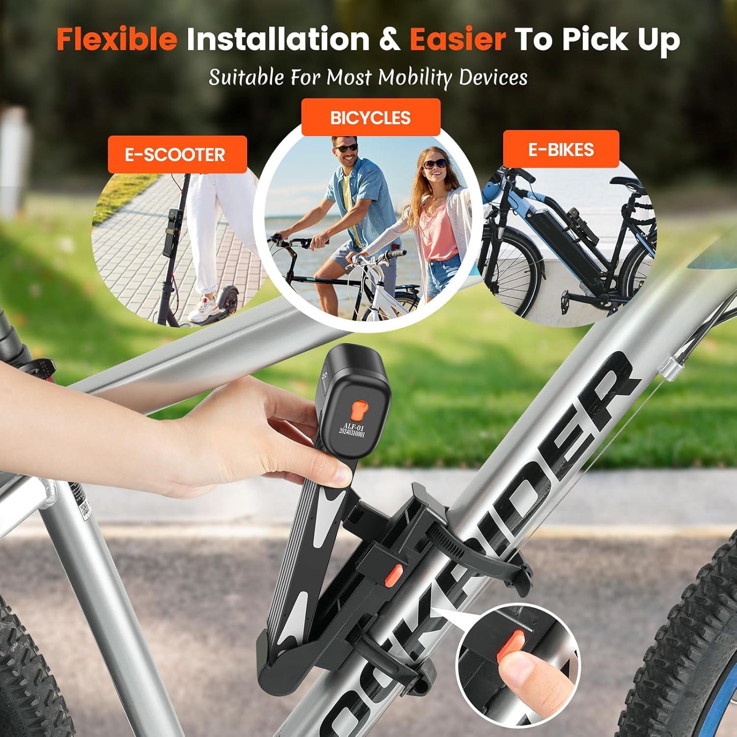 Candado Plegable Sportneer ALF-01 Alta Seguridad 95cm