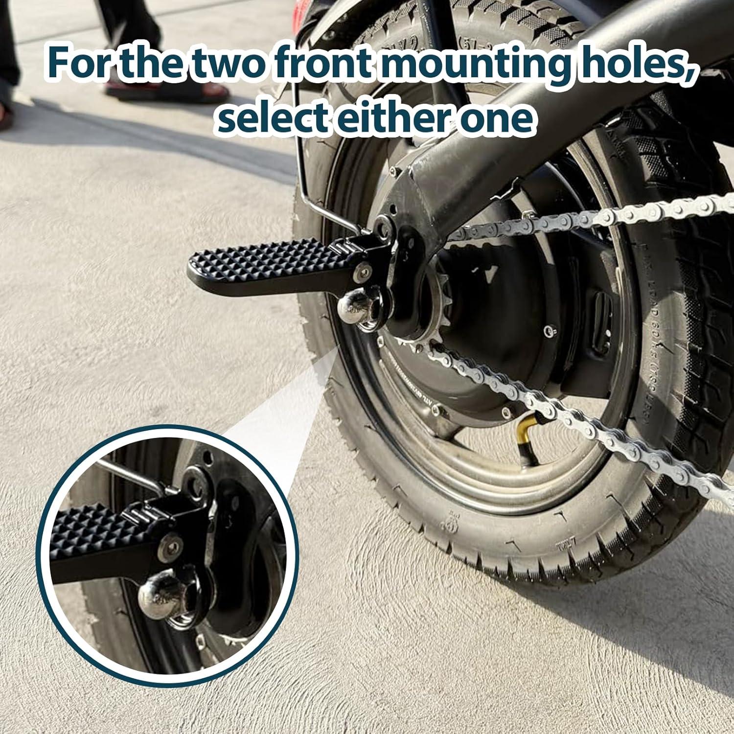 Pedales Traseros Plegables Airuzara para Bicicleta de Montaña