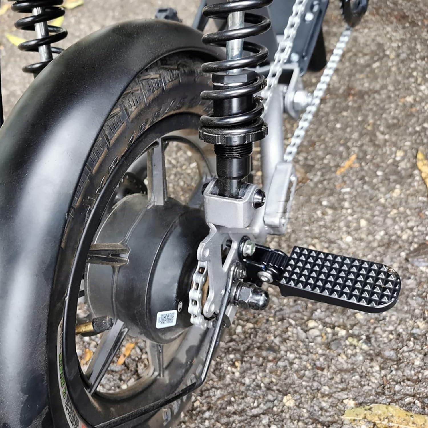 Pedales Traseros Plegables Airuzara para Bicicleta de Montaña