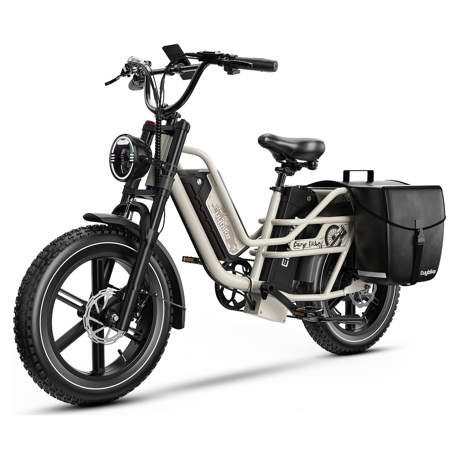 Bicicleta Eléctrica EUYBIKE Cargo Doble Batería 48V 160km