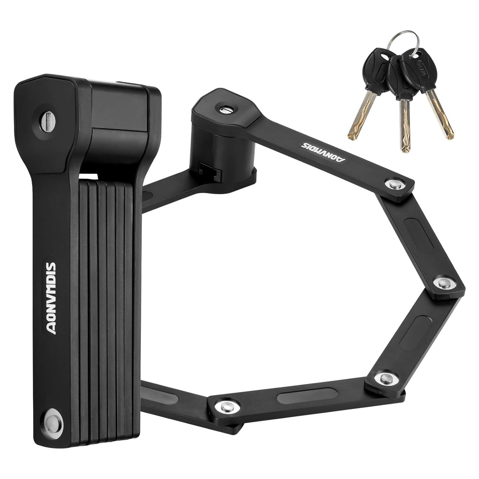 Candado Plegable Aonvmdis para Bicicleta 0.73kg Alta Resistencia