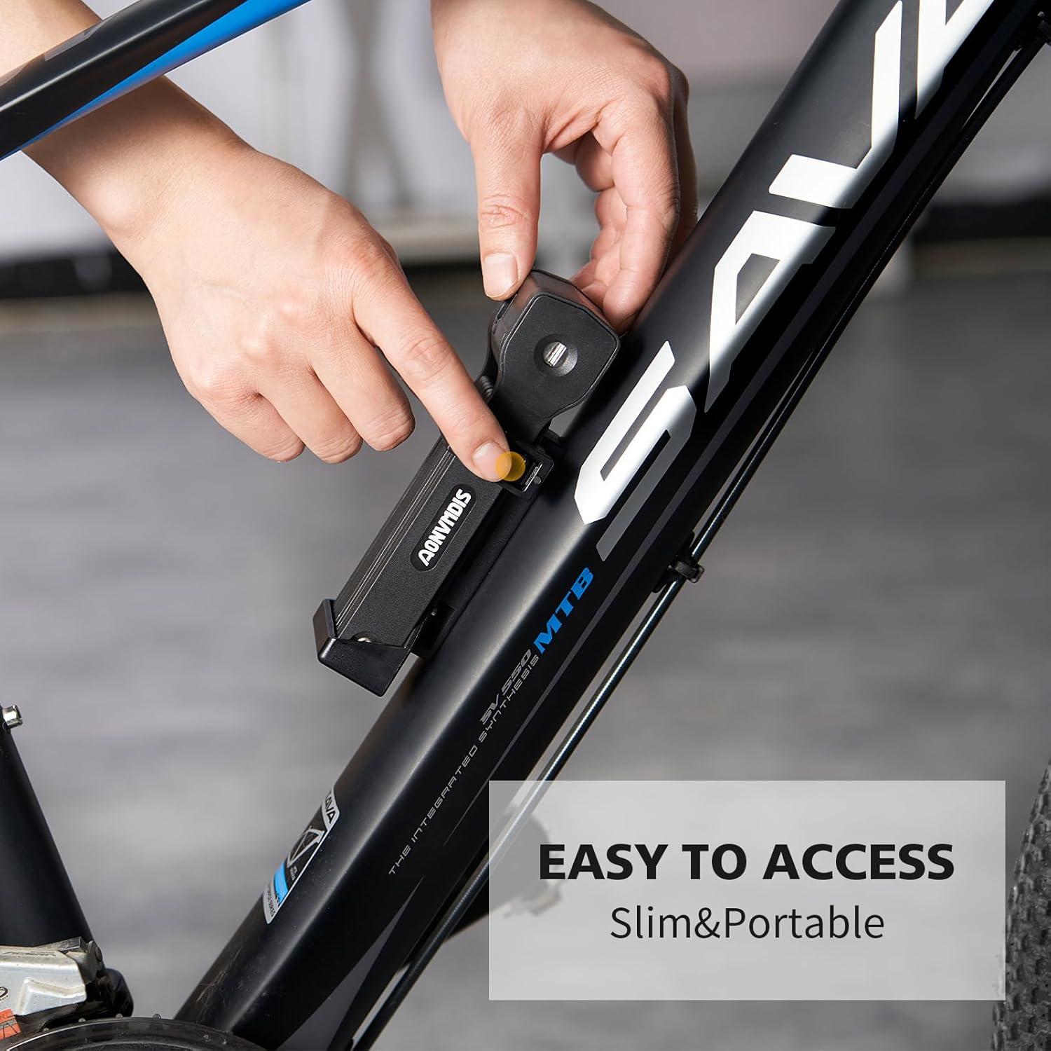 Candado Plegable Aonvmdis para Bicicleta 0.73kg Alta Resistencia