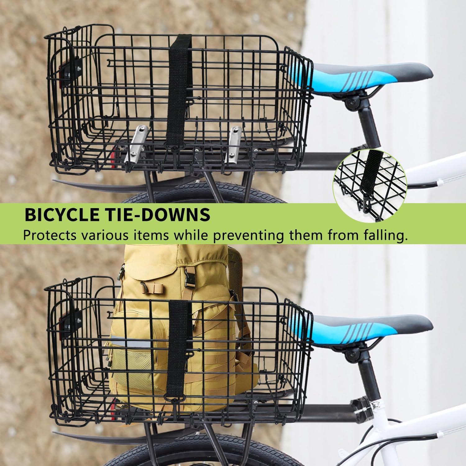 Cesta Trasera Plegable Huntoshon para Bicicleta 10 kg