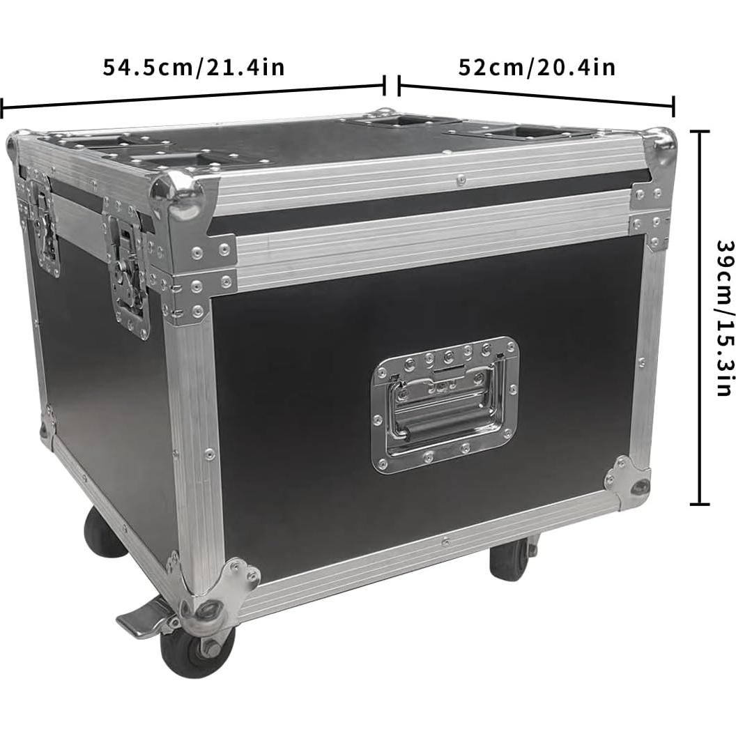 Luces DJ Cabeza Móvil 120W Glowingstage 4-Pack con Estuche