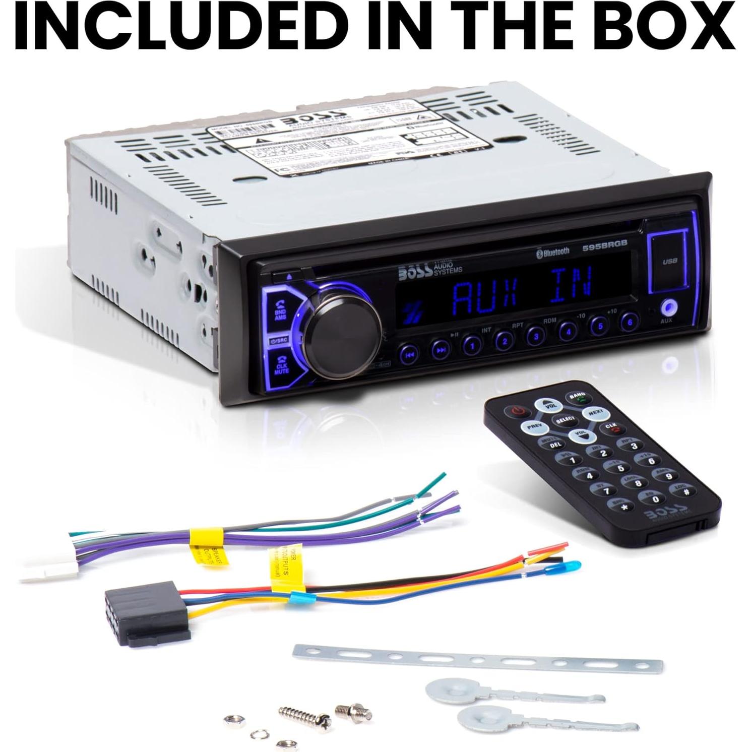 BOSS Audio 595BRGB Estéreo Automóvil Bluetooth CD USB