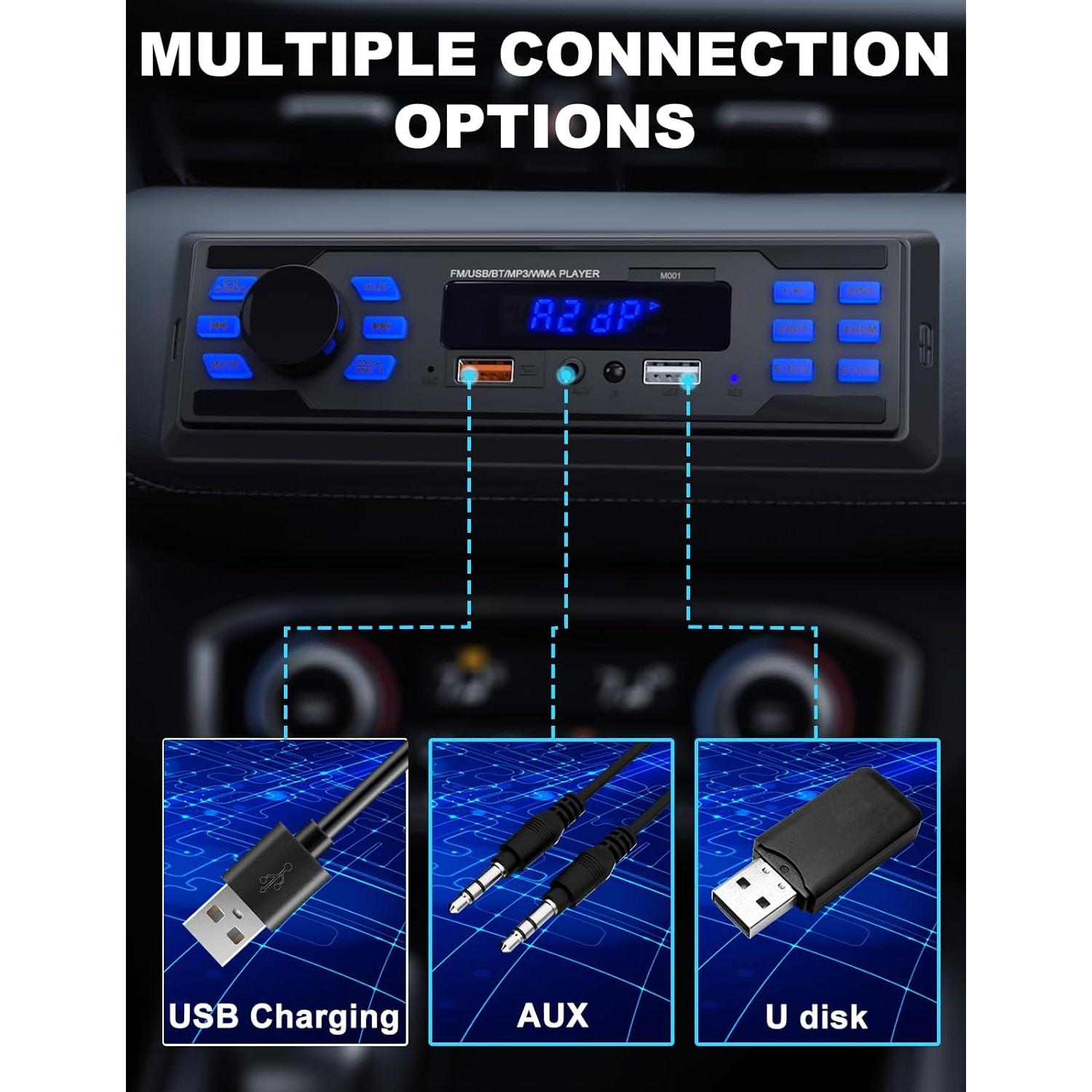 Estéreo de Coche Bluetooth Norhom SF20251010B0F886RWPC 1 DIN