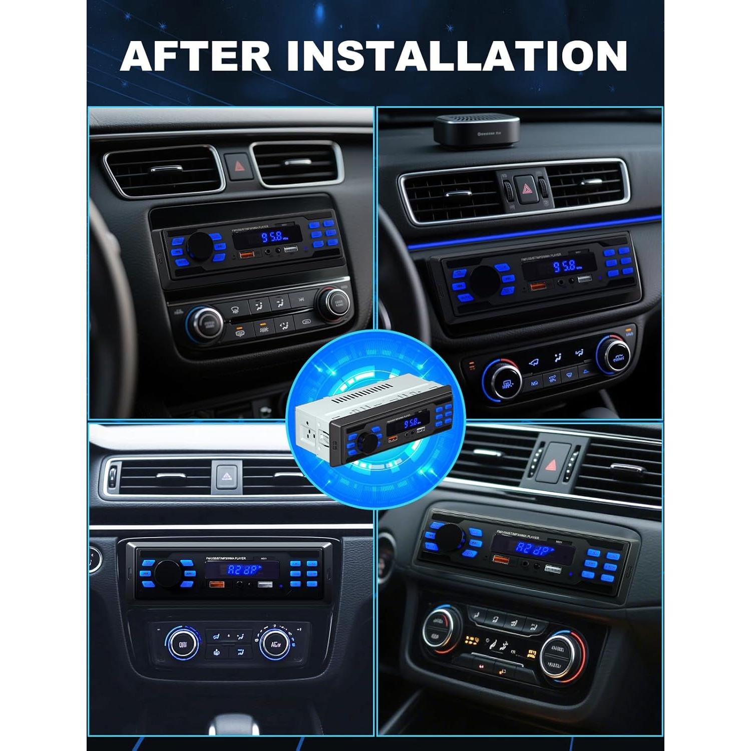 Estéreo de Coche Bluetooth Norhom SF20251010B0F886RWPC 1 DIN