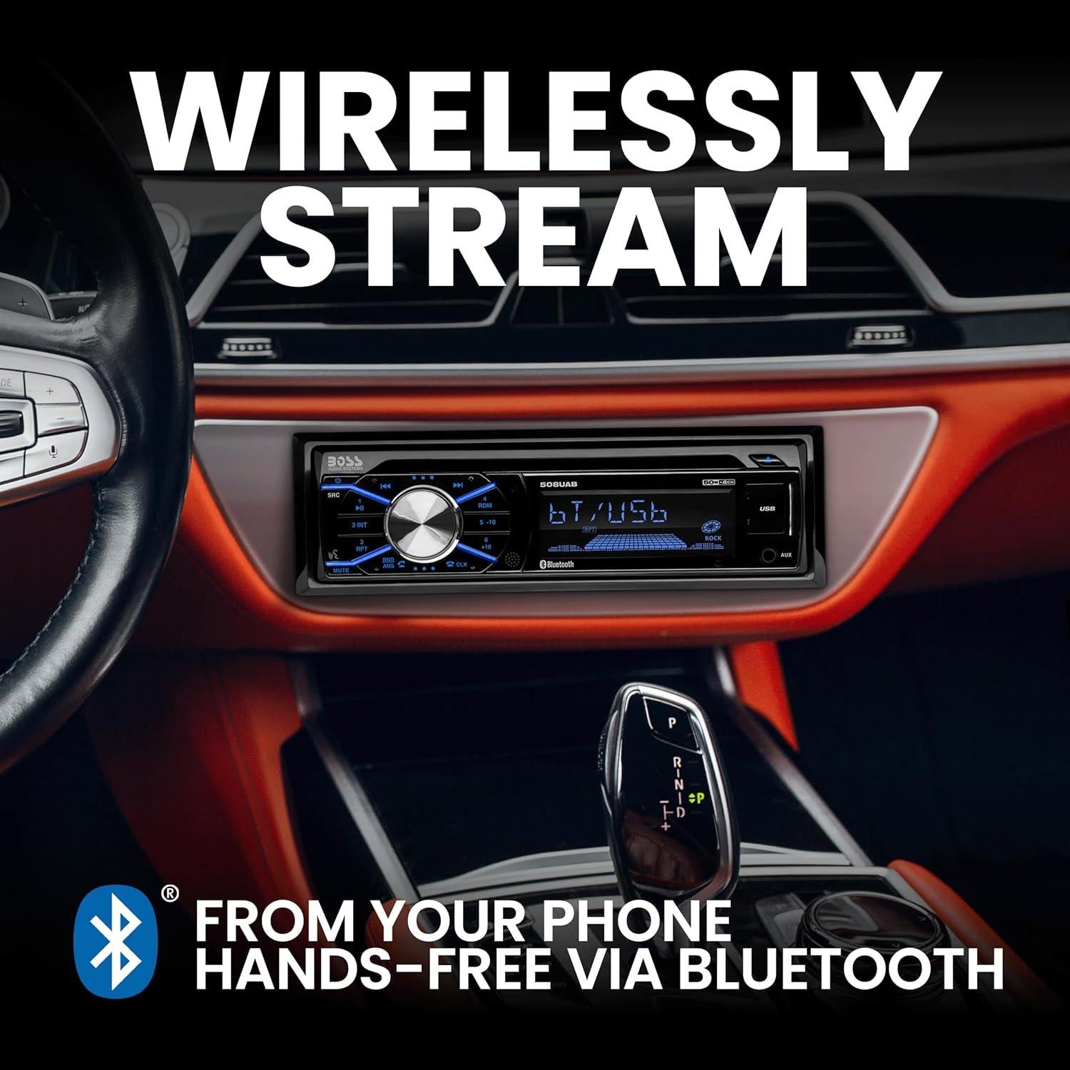 Estéreo de Coche BOSS Audio 508UAB Bluetooth CD USB AM/FM