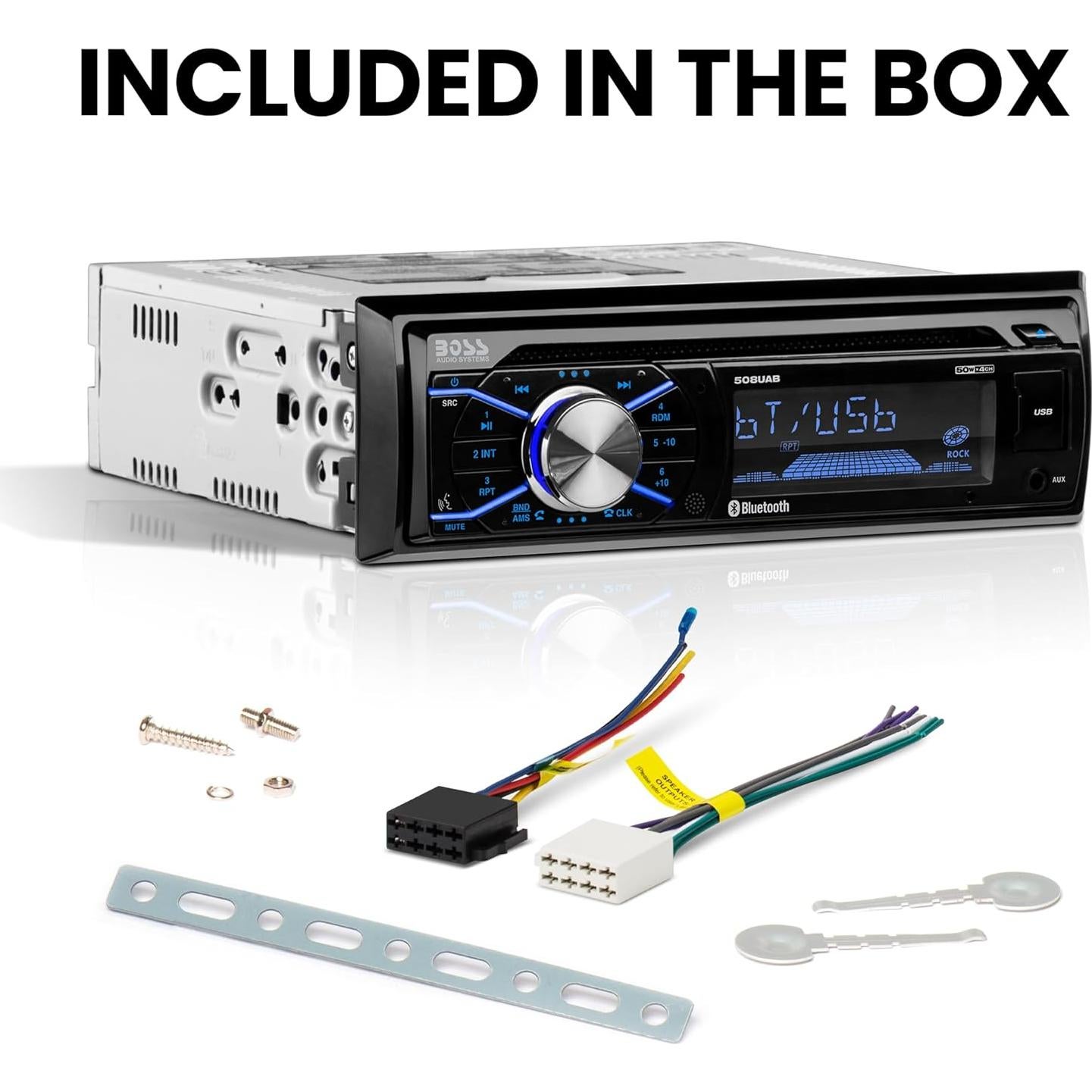 Estéreo de Coche BOSS Audio 508UAB Bluetooth CD USB AM/FM