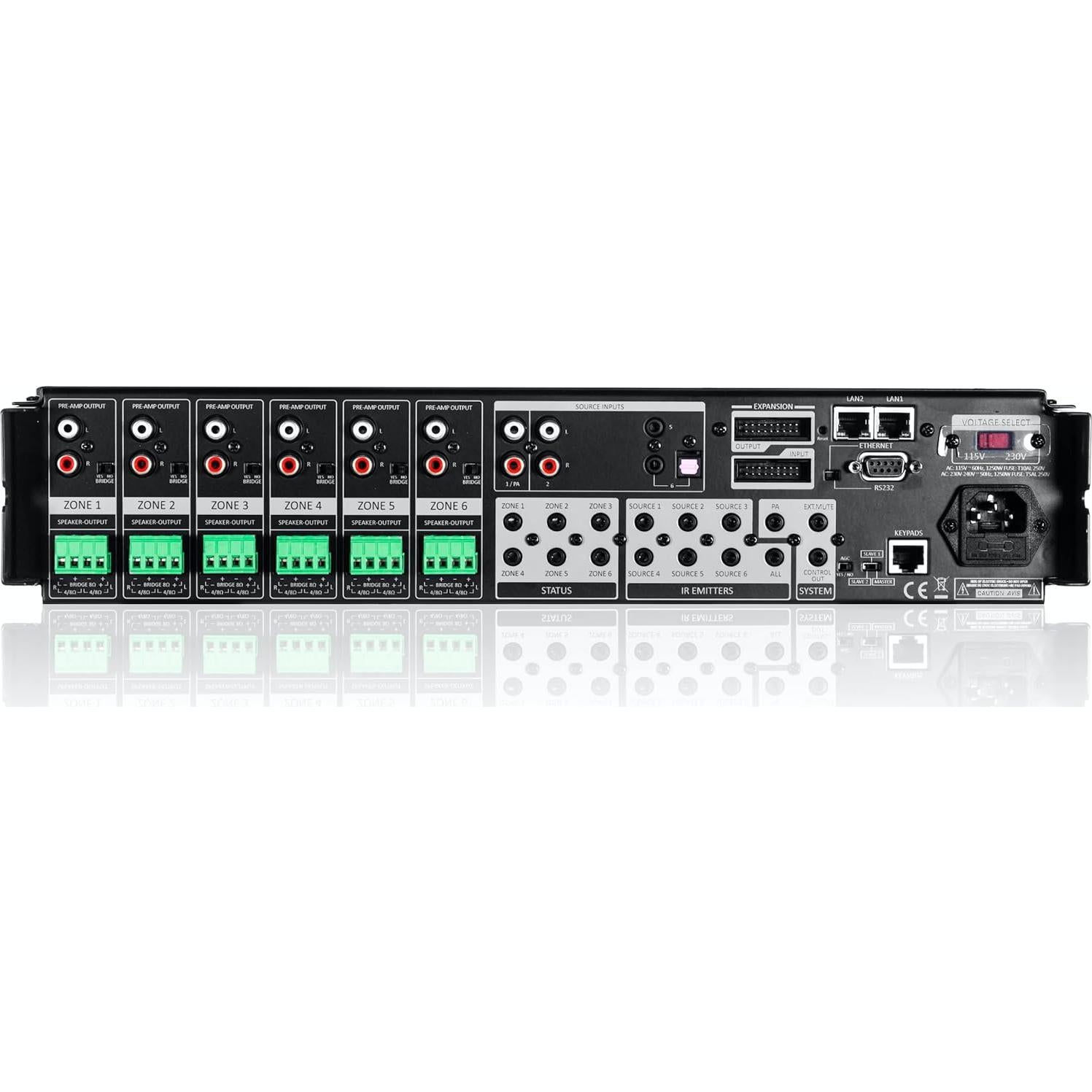 Amplificador de Audio Multi-Habitación Soundavo WS66i-KIT 6x6