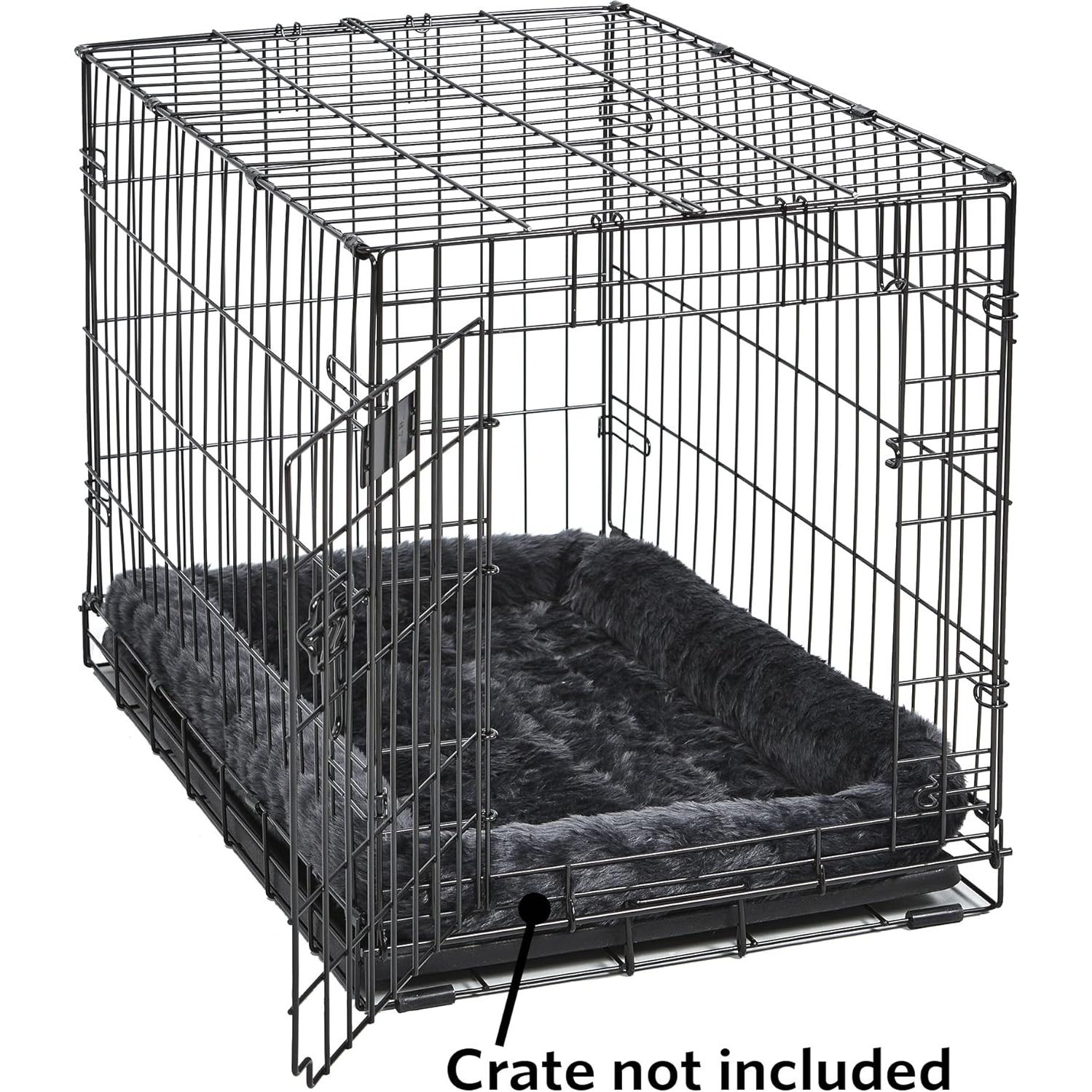 Cama para Perros MidWest Homes 42" Gris Lavable para Razas Grandes