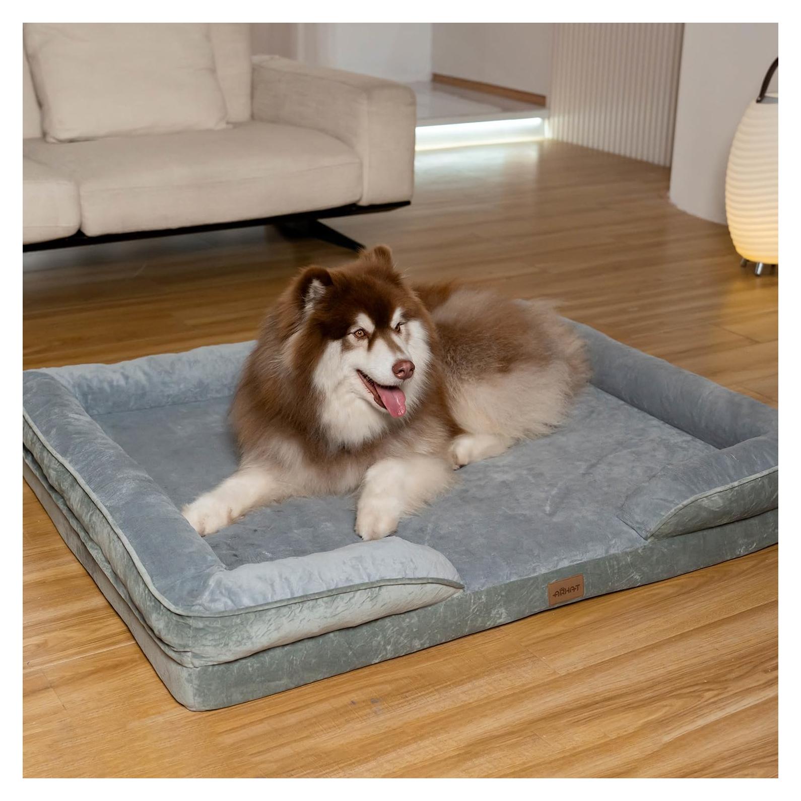 Cama Ortopédica para Perros Extra Grandes ARHAT 106.68x81.28cm