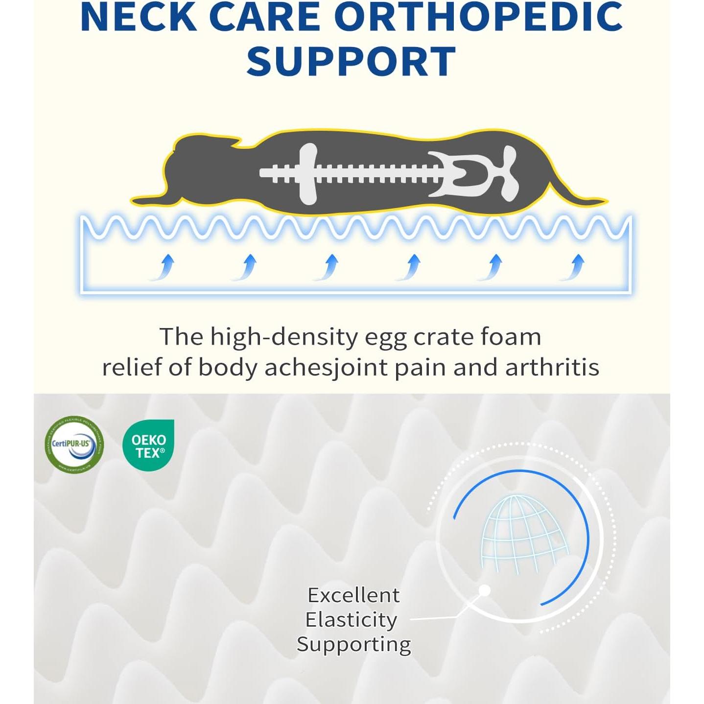 Cama Ortopédica para Perros Made4pet 96.5x71.1 cm Gris