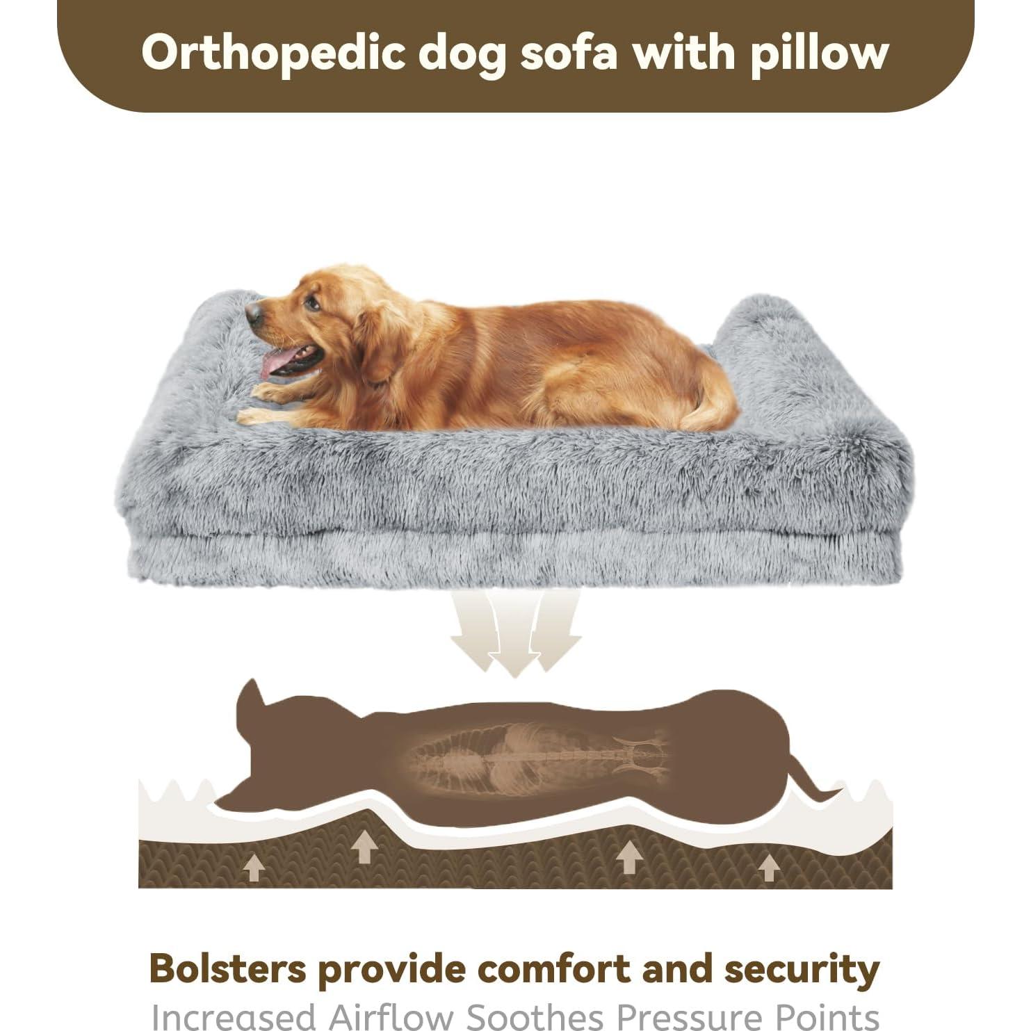 Cama Ortopédica para Perros DEBANG HOME - Espuma de Huevo, Impermeable