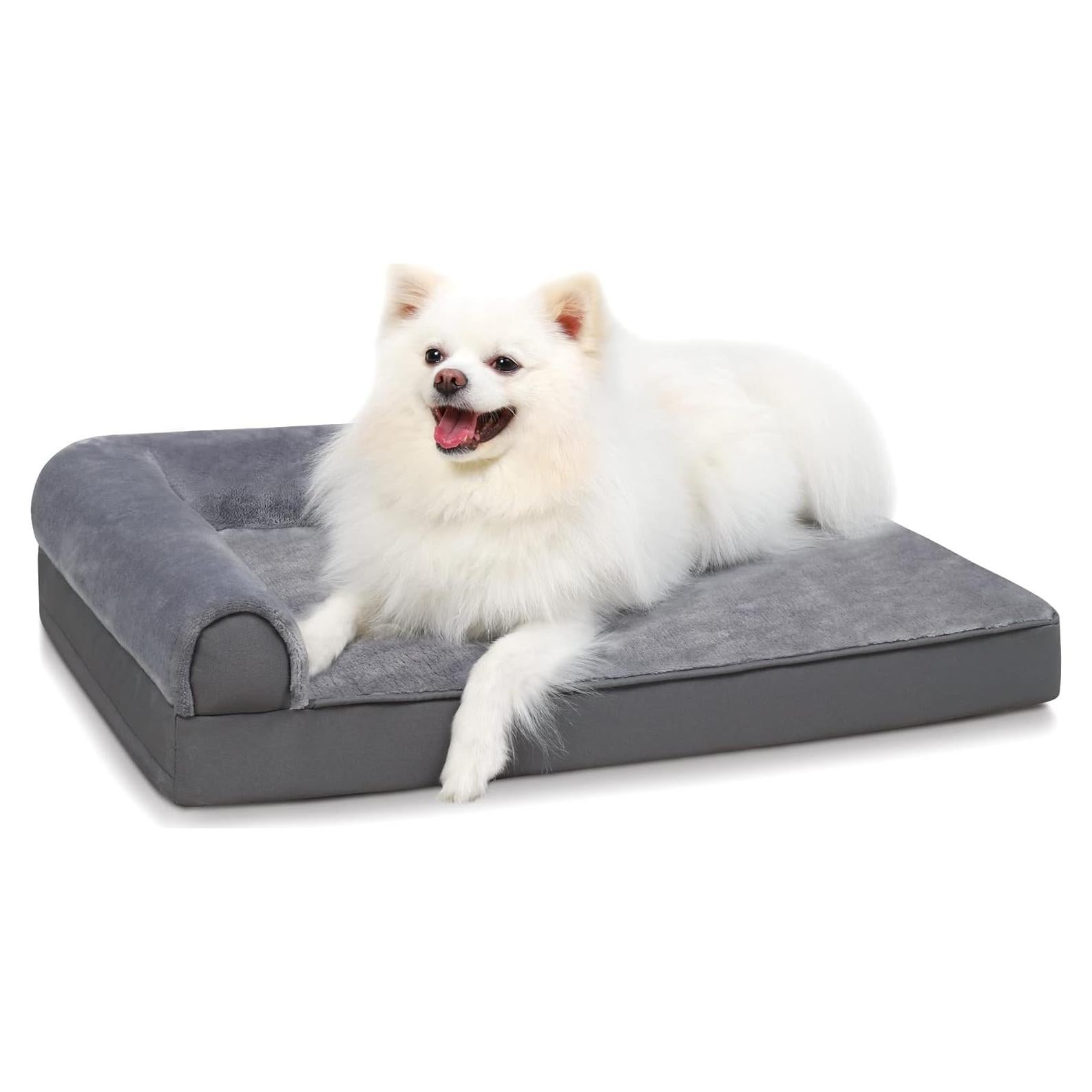 Cama Ortopédica para Perros KSIIA Impermeable 76.2x50.8cm Gris