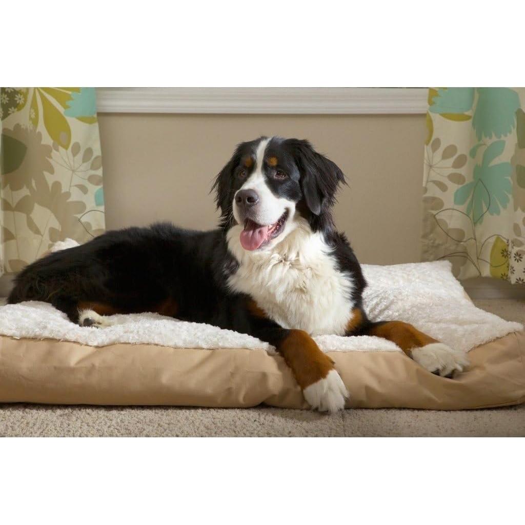 Cama para Perros Furhaven Grande Chocolate con Funda Lavable