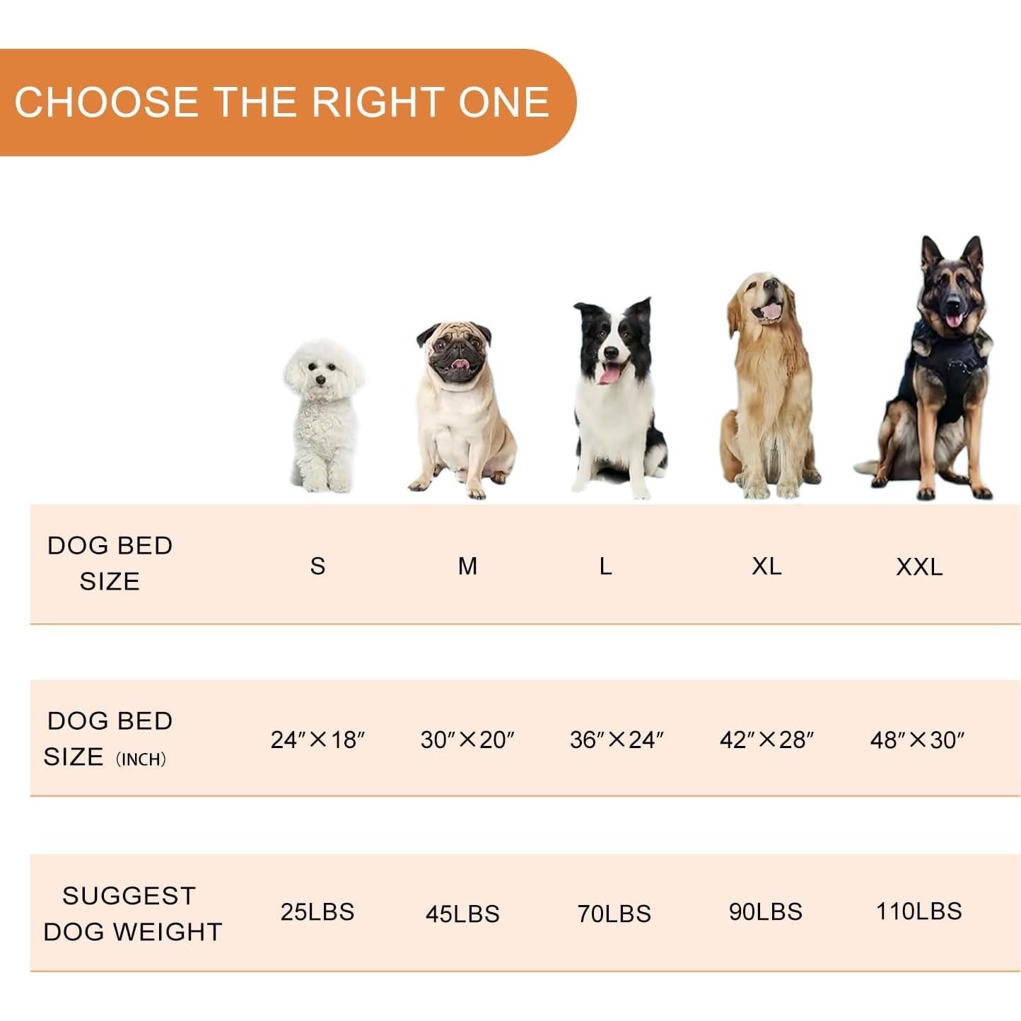 Cama para Perro VANKEAN XXL Impermeable Reversible Gris