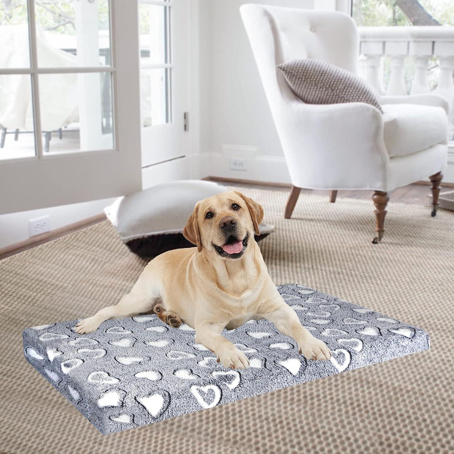 Cama para Perro VANKEAN XXL Impermeable Reversible Gris