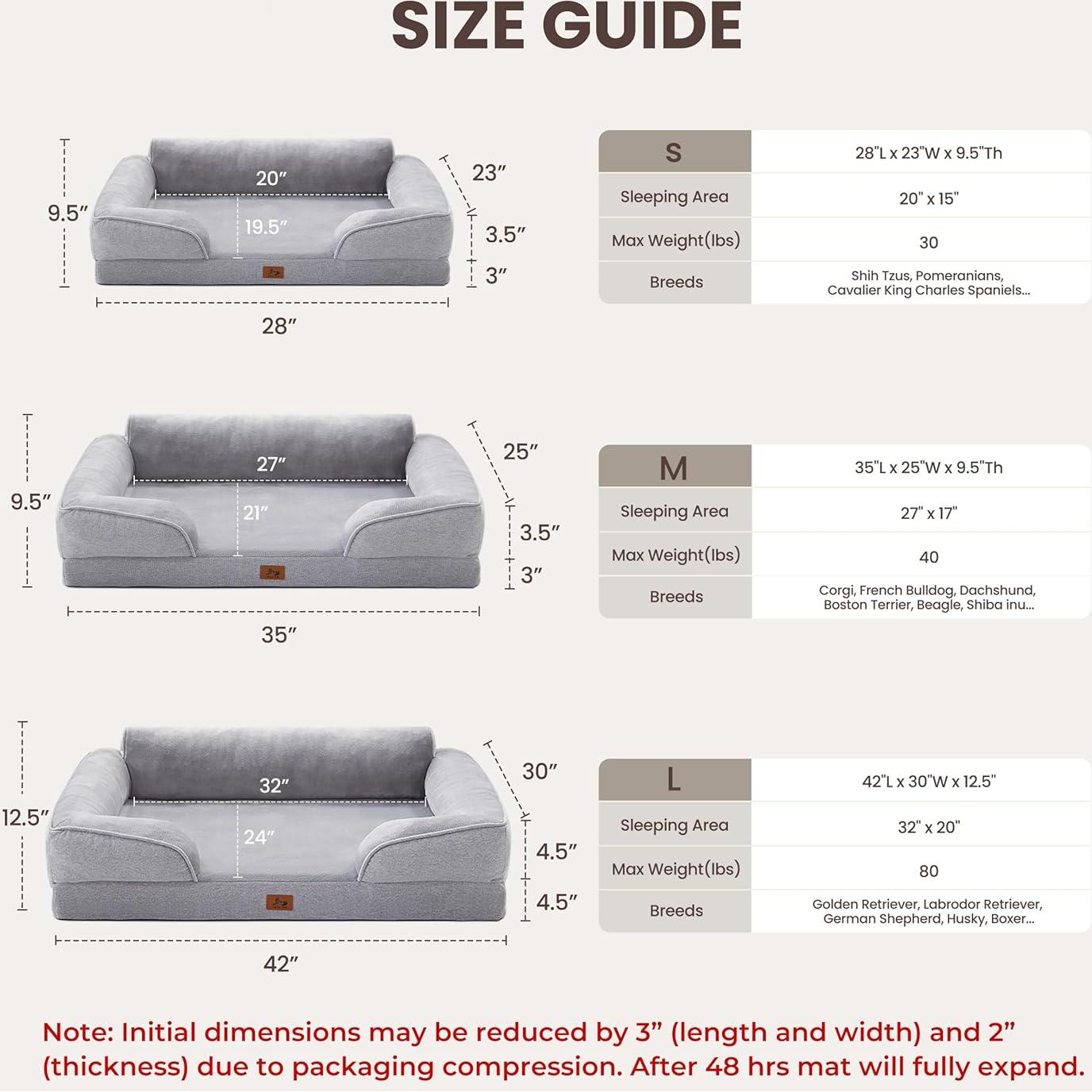 Cama ortopédica para perros grandes Warmrest XL impermeable