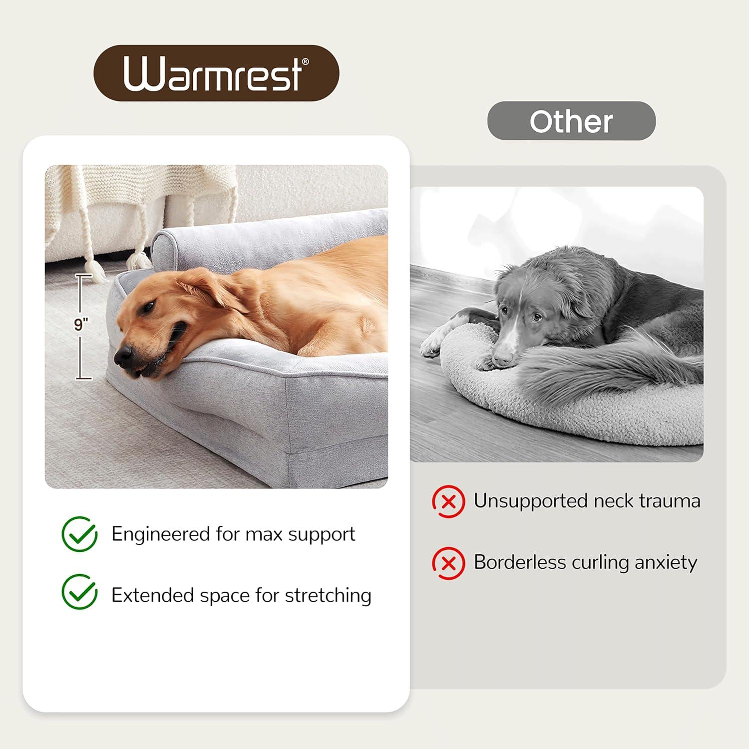 Cama ortopédica para perros grandes Warmrest XL impermeable