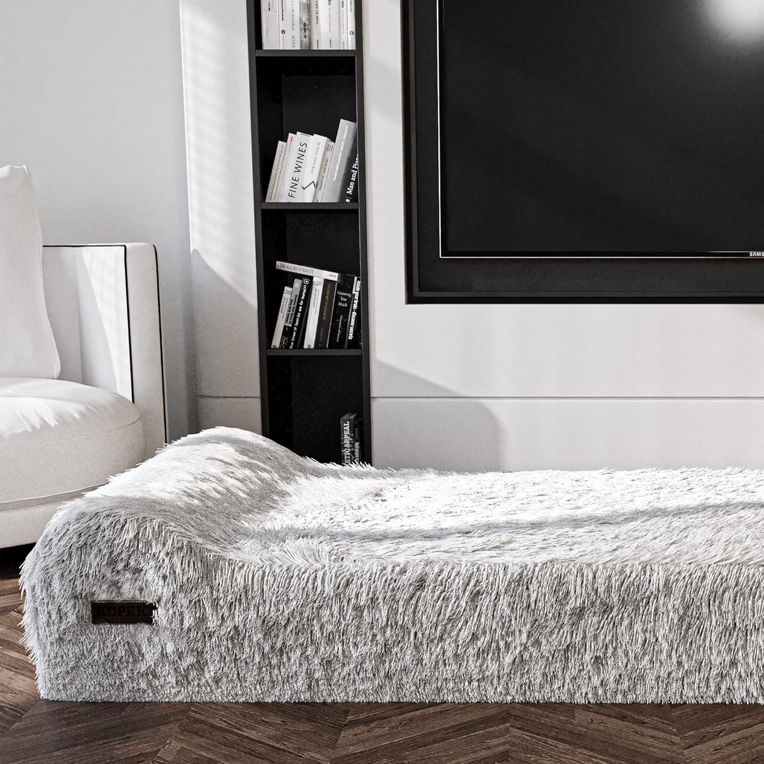 Cama para Perros KOPEKS XL Ortopédica Espuma Viscoelástica 127x86cm