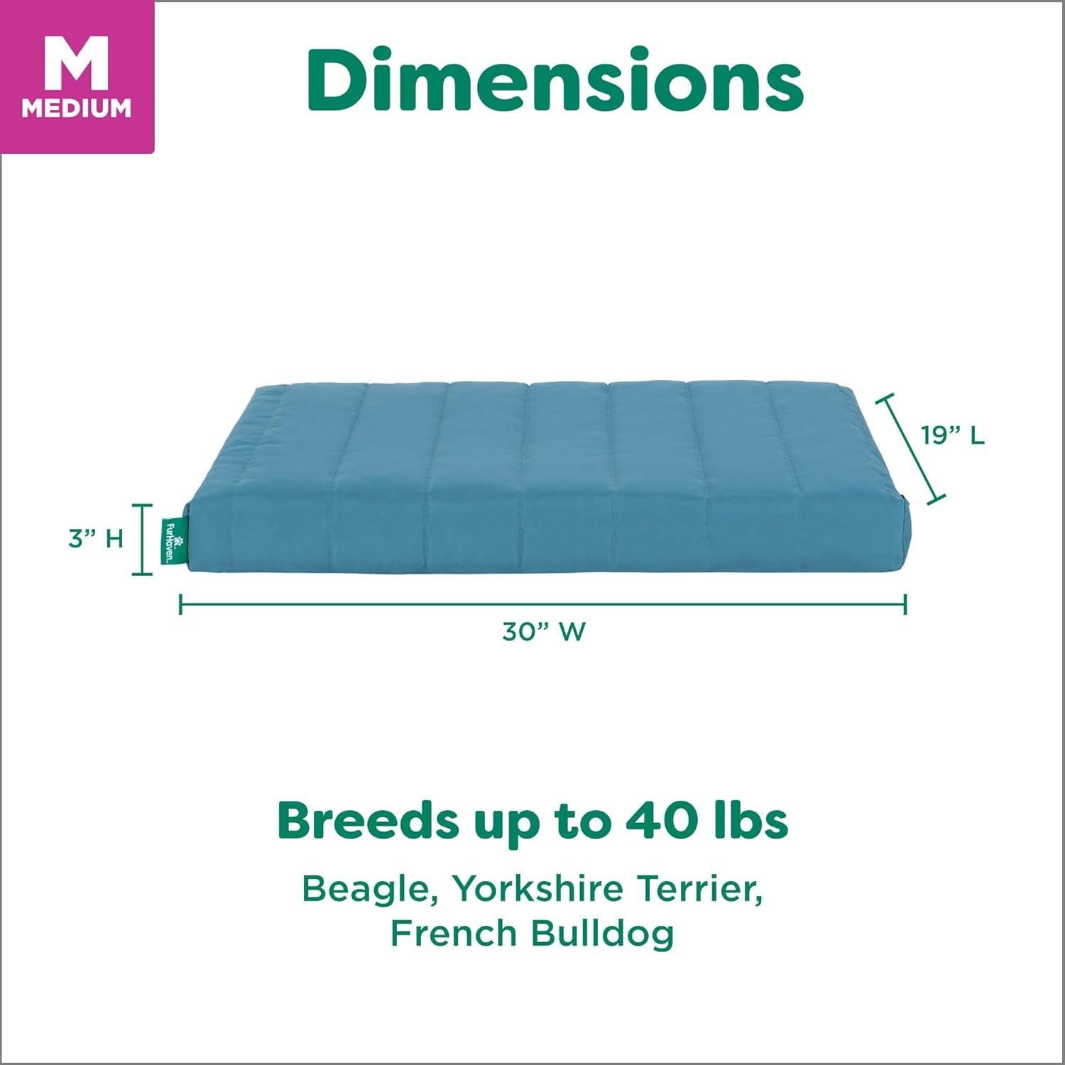 Cama ortopédica para perros FurHaven - Mediana, Laguna