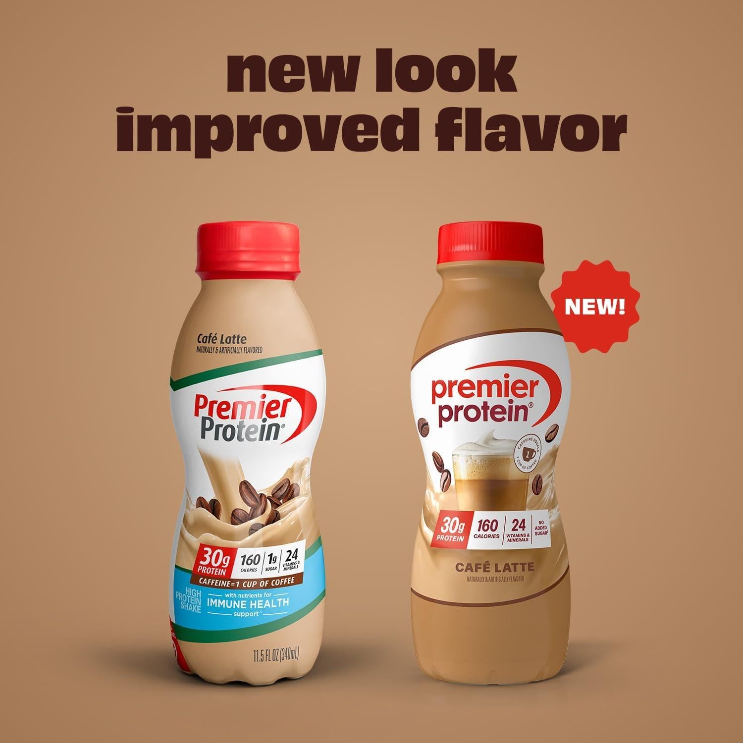 Batido de Proteína Premier Nutrition Café Latte 30g 340ml Pack 12